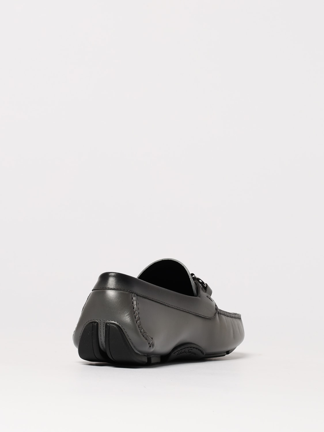 FERRAGAMO MOKASSINS: Schuhe herren Ferragamo, Grau - Img 3