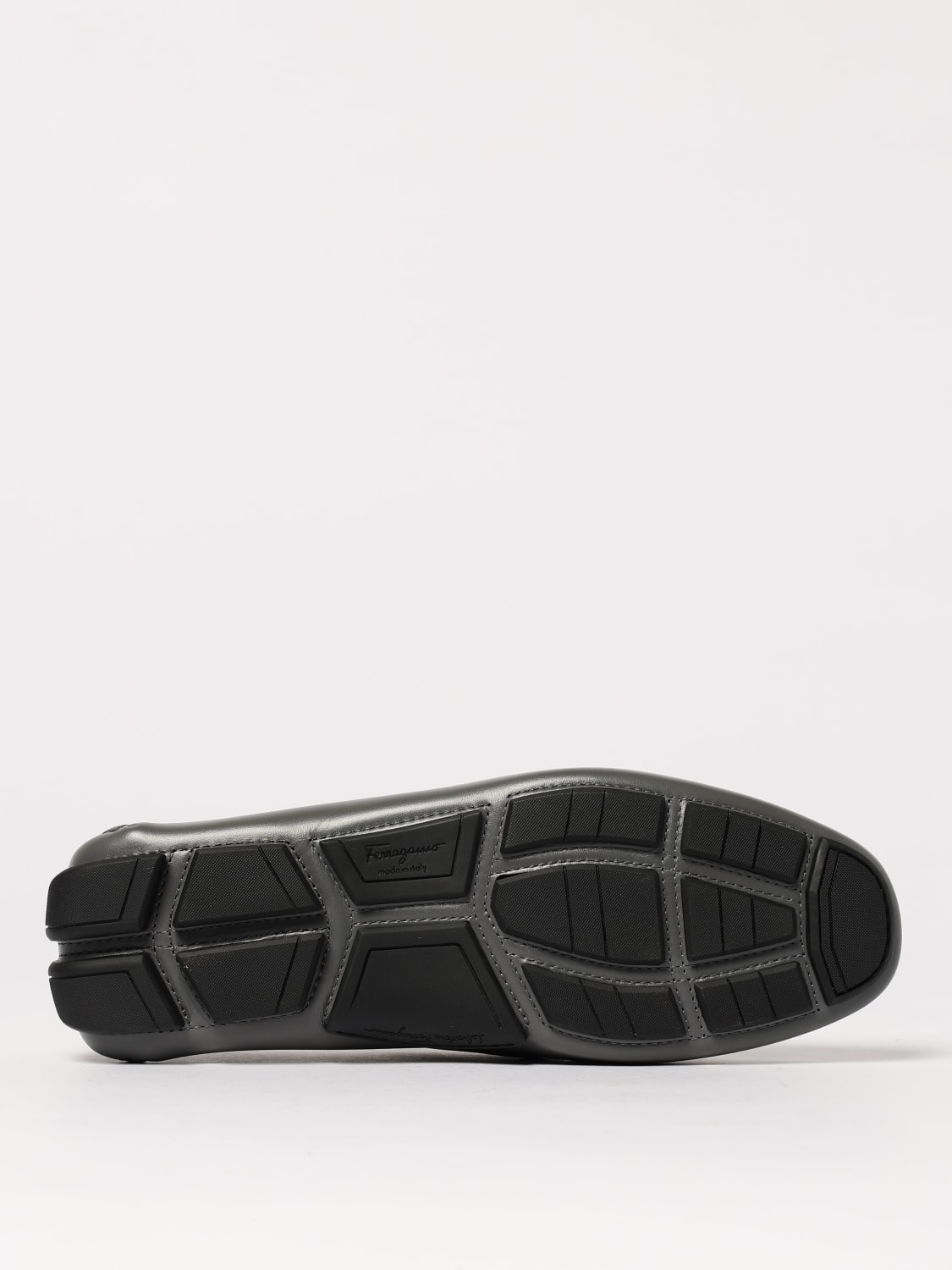 FERRAGAMO MOKASSINS: Schuhe herren Ferragamo, Grau - Img 4