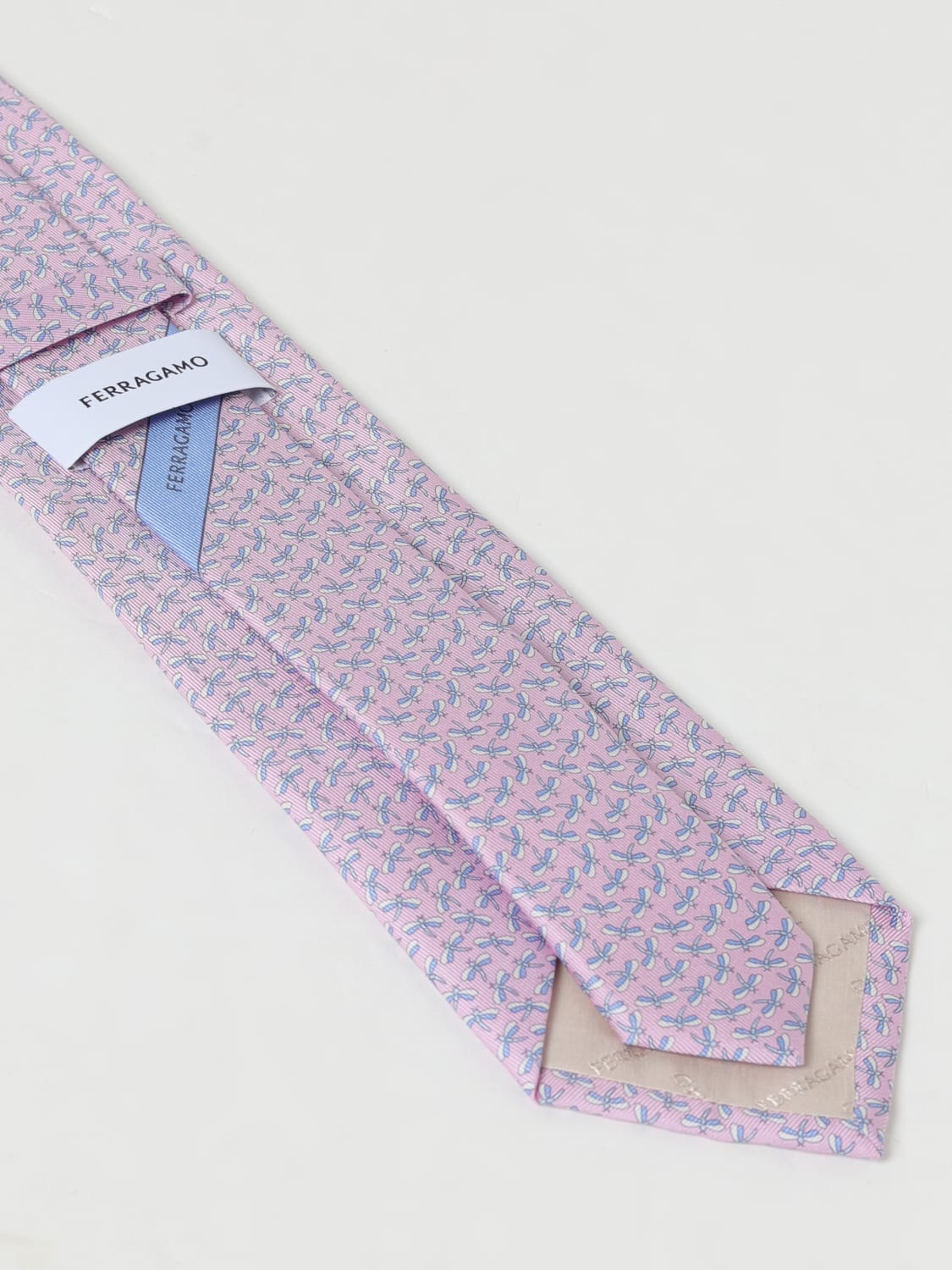 FERRAGAMO CORBATA: Corbata hombre Ferragamo, Rosa - Img 2