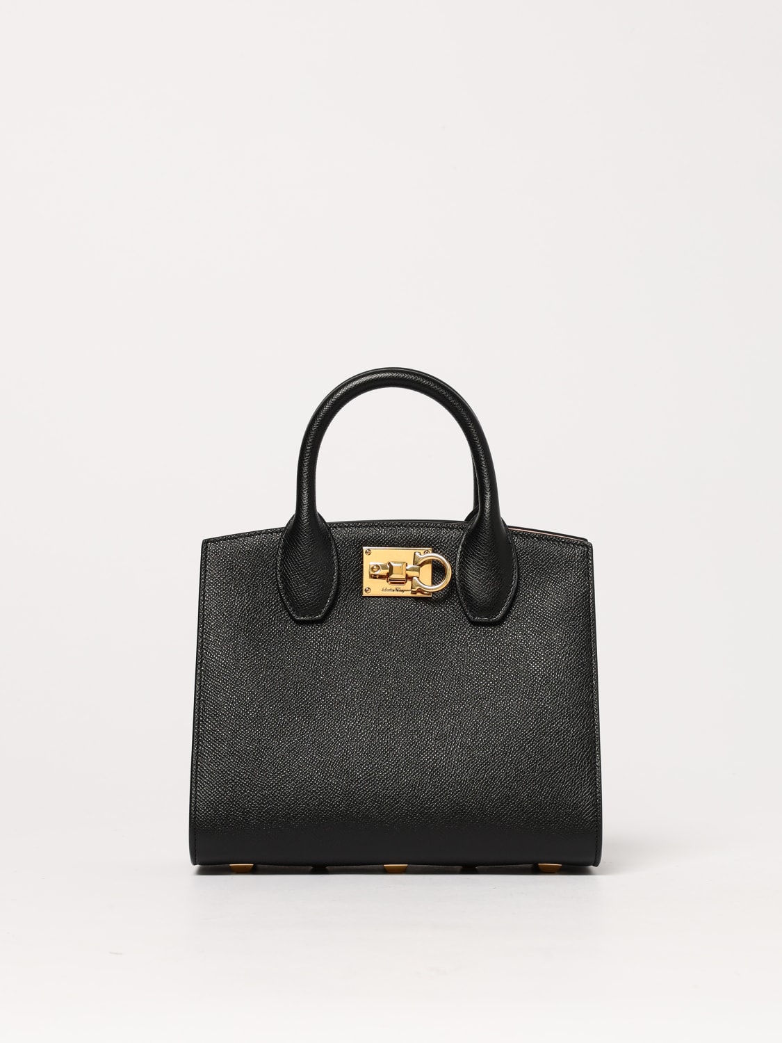 FERRAGAMO: Shoulder bag woman - Black | Ferragamo mini bag