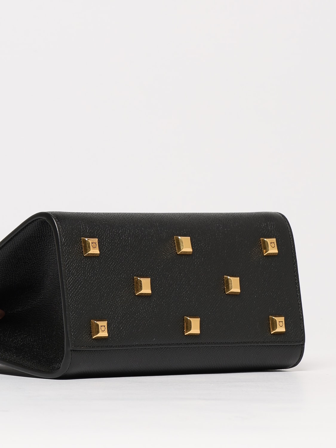 FERRAGAMO: Shoulder bag woman - Black | Ferragamo mini bag