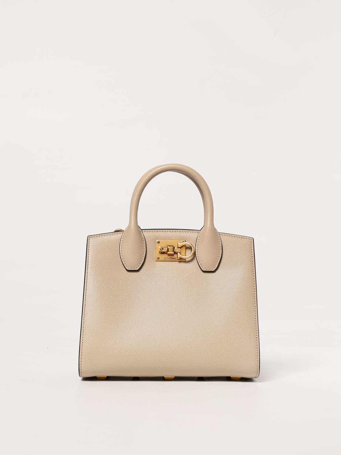 FERRAGAMO MINI SAC: Sac porté épaule femme Ferragamo, Brun - Img 1