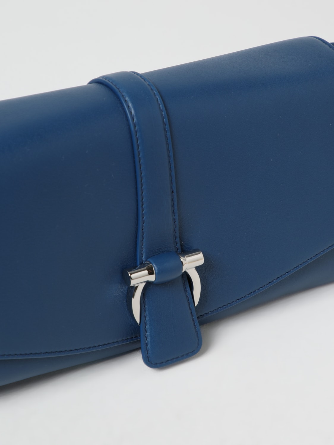 FERRAGAMO: Shoulder bag woman - Blue | Ferragamo shoulder