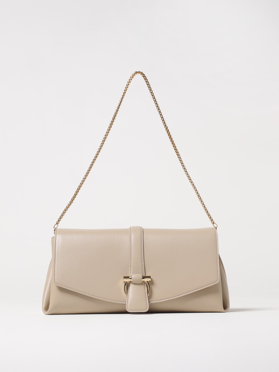 FERRAGAMO SHOULDER BAG: Shoulder bag woman Ferragamo, Beige - Img 1