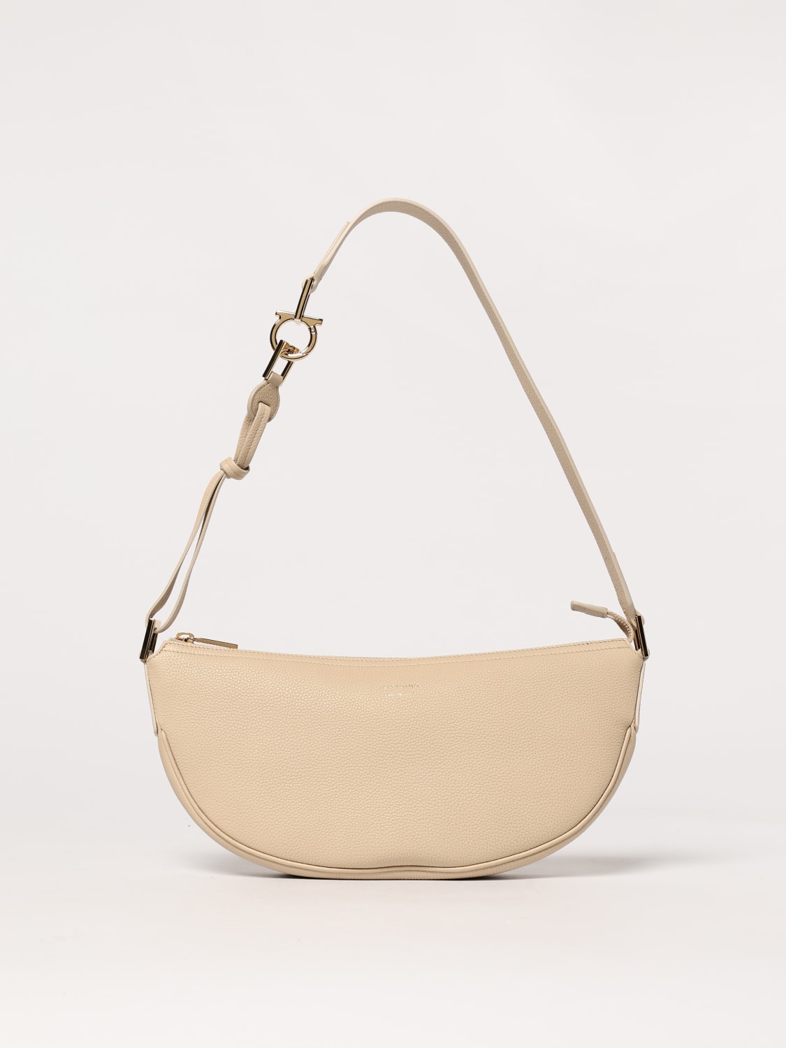 ショルダーバッグ・ポシェット FERRAGAMO Woman Shoulder bag Beige 219873 781655 005 FERRAGAMO: Shoulder bag woman - Beige | Ferragamo shoulder