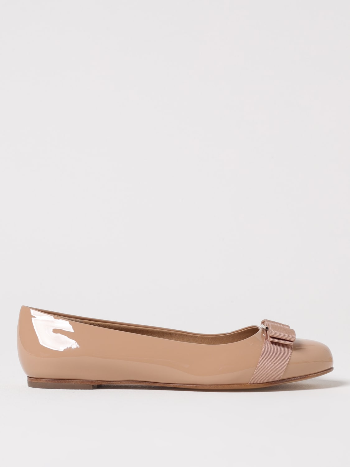 FERRAGAMO BALLERINAS: Schuhe damen Ferragamo, Puder - Img 1