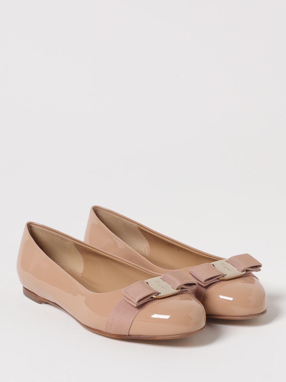 FERRAGAMO BALLERINAS: Schuhe damen Ferragamo, Puder - Img 2