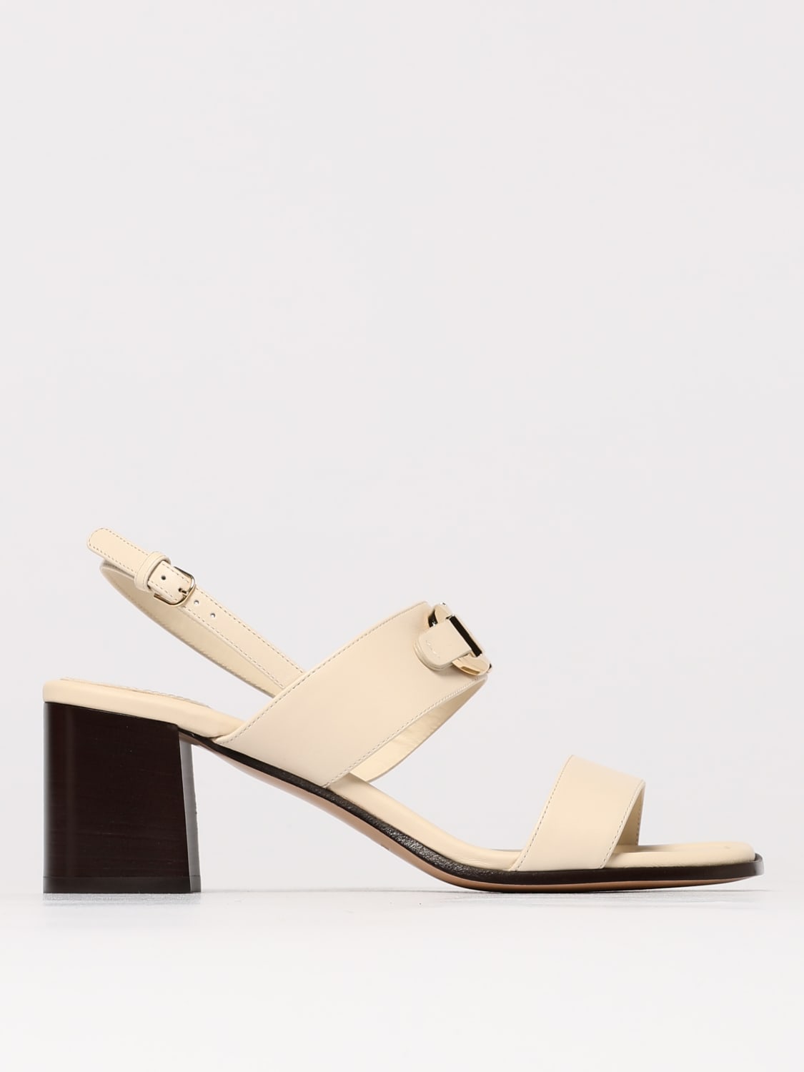 シューズ・サンダルその他 FERRAGAMO Woman Heeled sandals Yellow Cream 01G963 769668 FERRAGAMO: Shoes woman - Yellow Cream | Ferragamo heeled