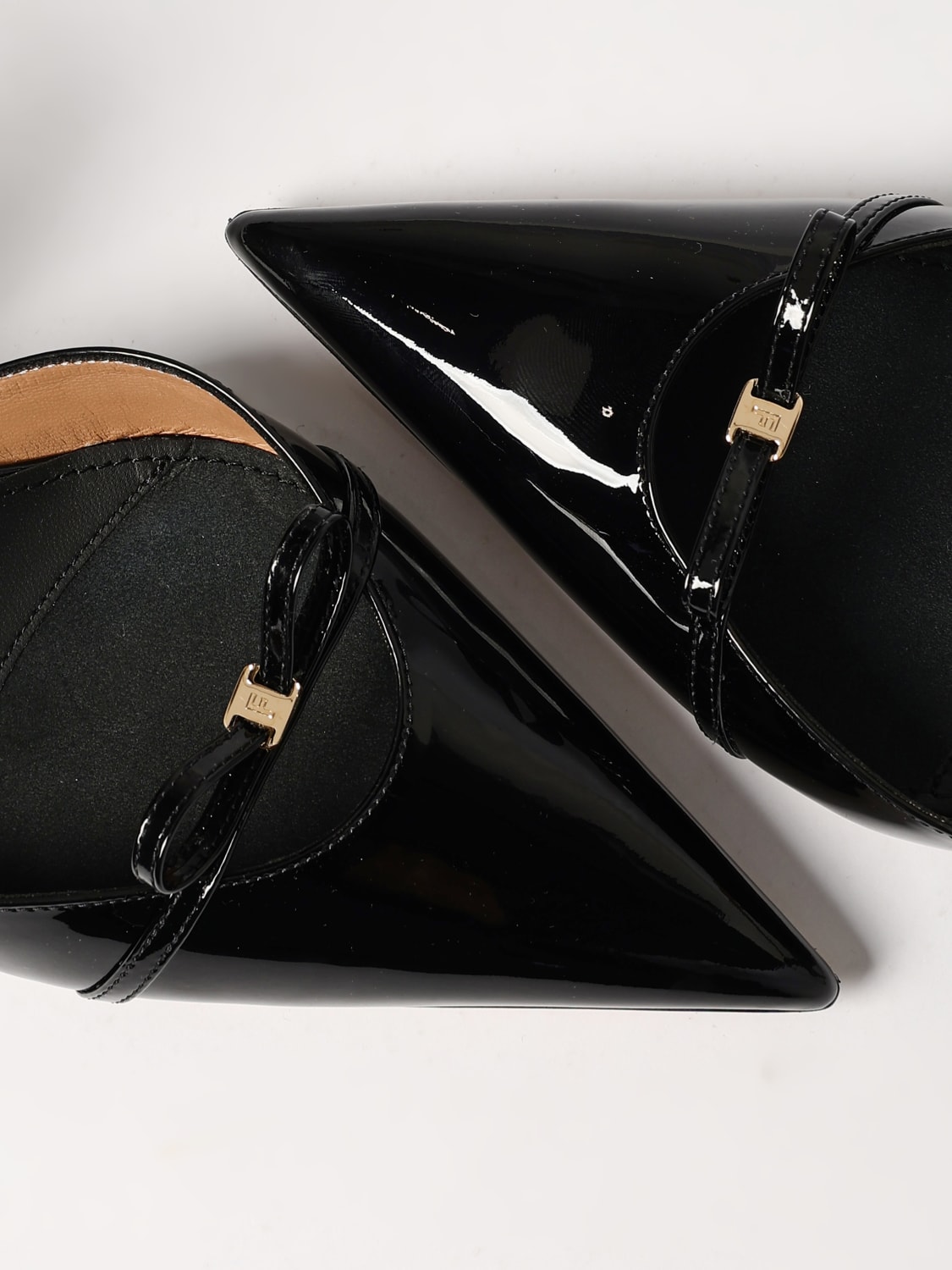 FERRAGAMO DÉCOLLETÉ: Slingback Mini Bow Ferragamo in vernice , Nero - Img 4