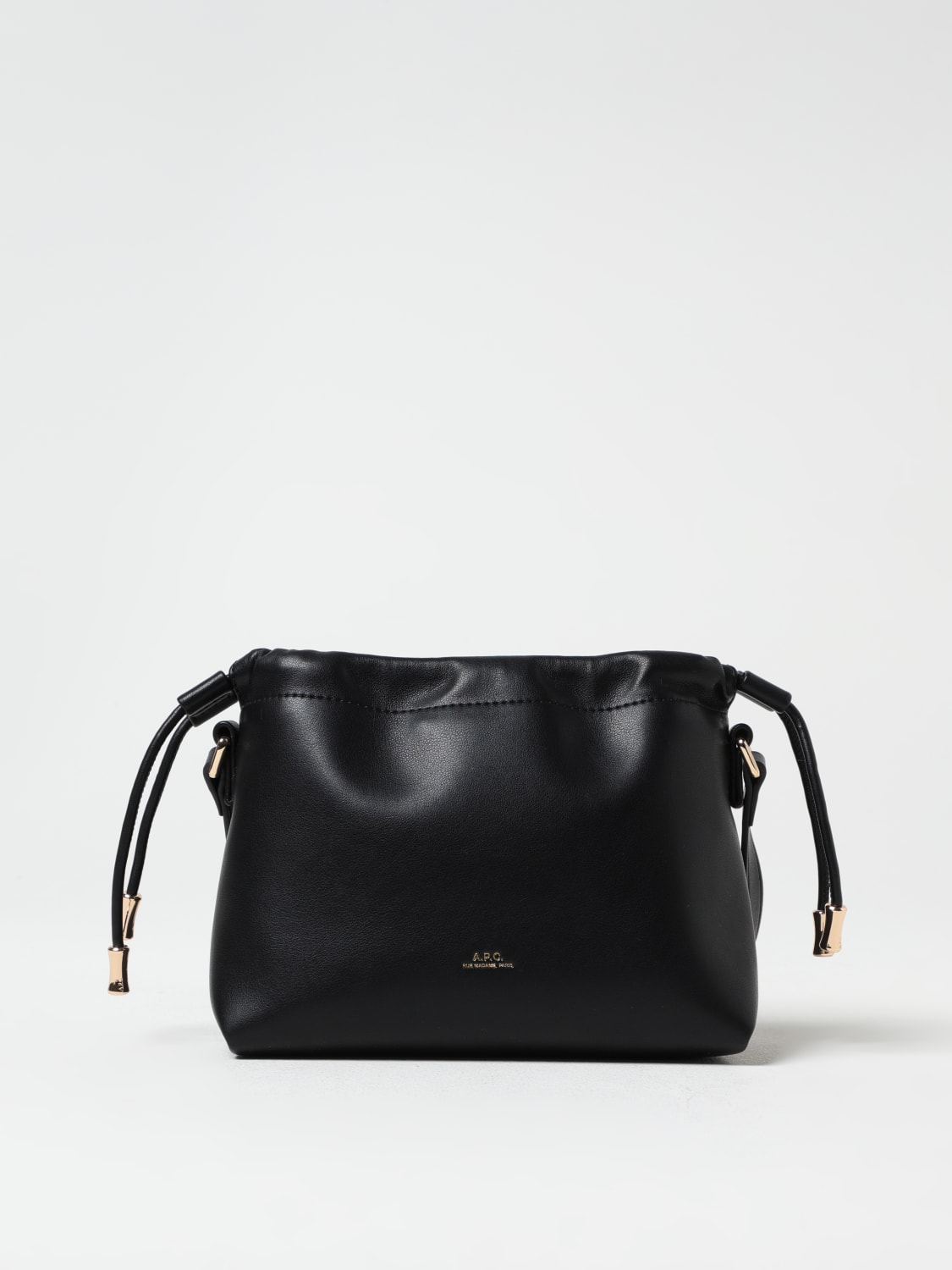 A.P.C. BORSA MINI: Borsa Ninon Mini A.P.C. in pelle sintetica riciclata , Nero - Img 1
