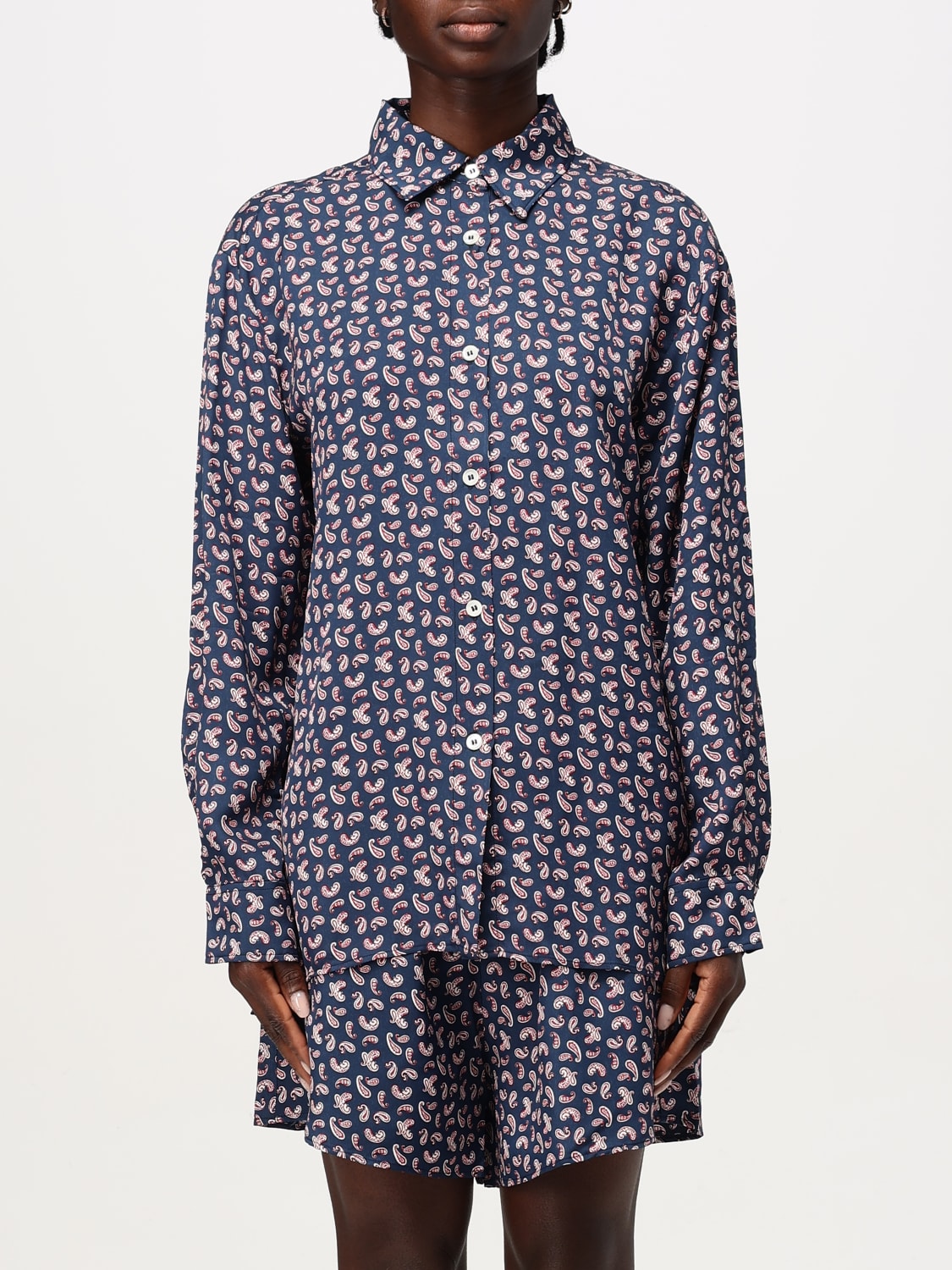 A.P.C. HEMDBLUSE: Hemdbluse damen A.P.C., Blau - Img 1