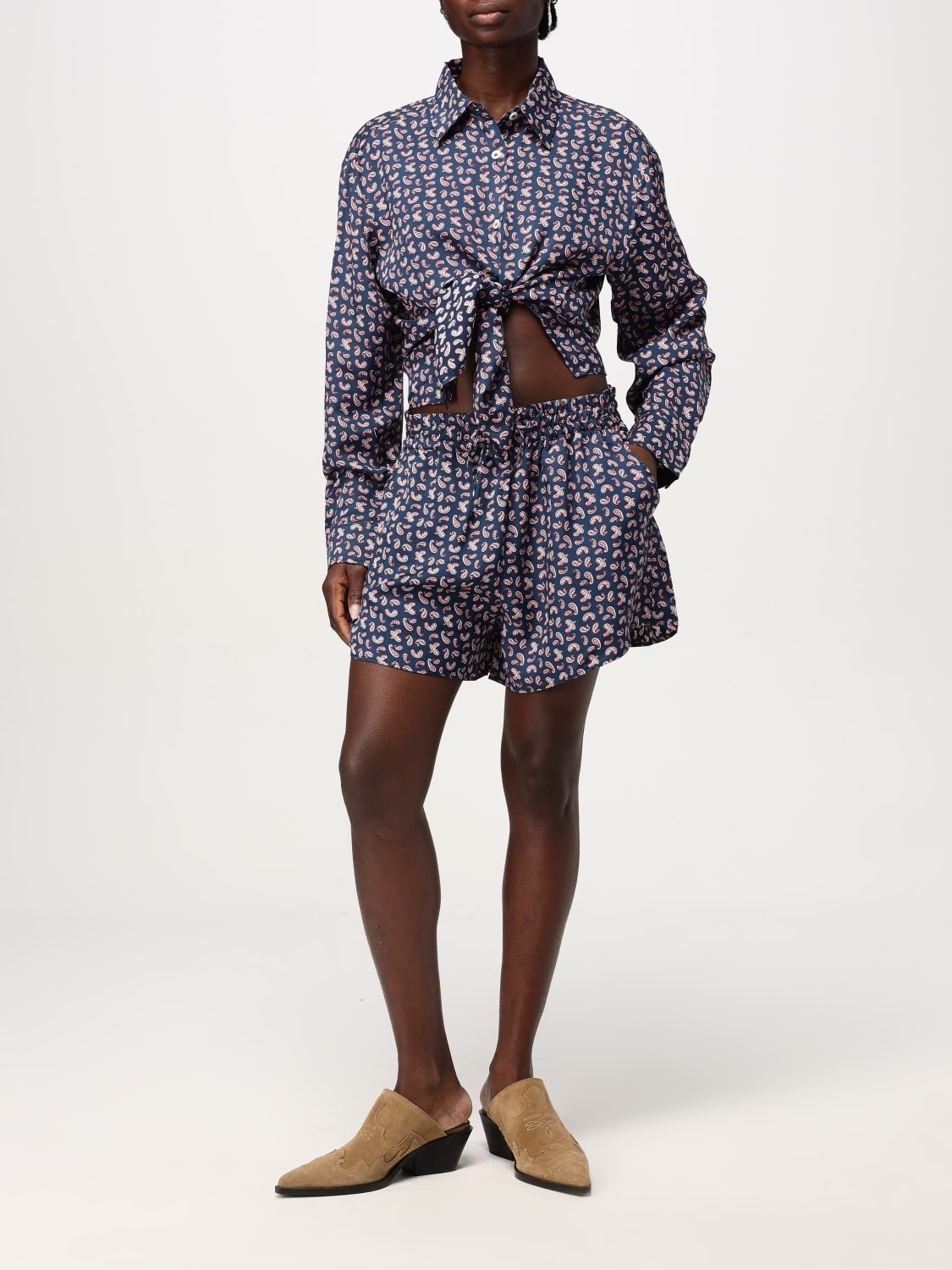 A.P.C. HEMDBLUSE: Hemdbluse damen A.P.C., Blau - Img 2