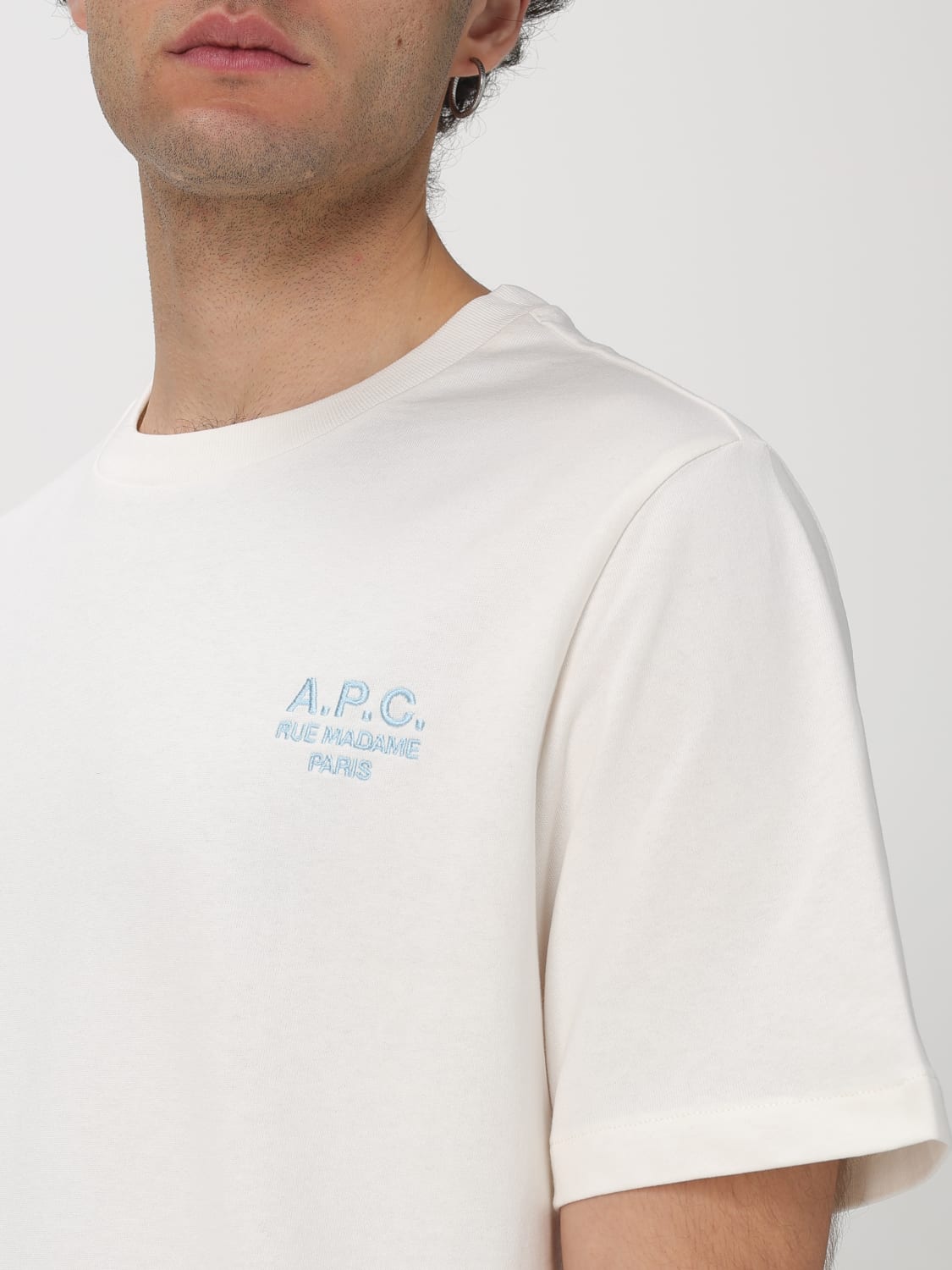 A.P.C.: T-shirt men - White 1 | A.P.C. t-shirt COHBUM26388