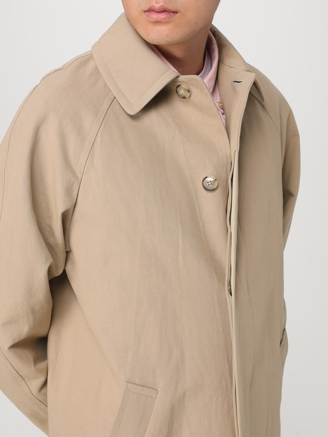 A.P.C. COAT: Coat men A.P.C., Beige - Img 5