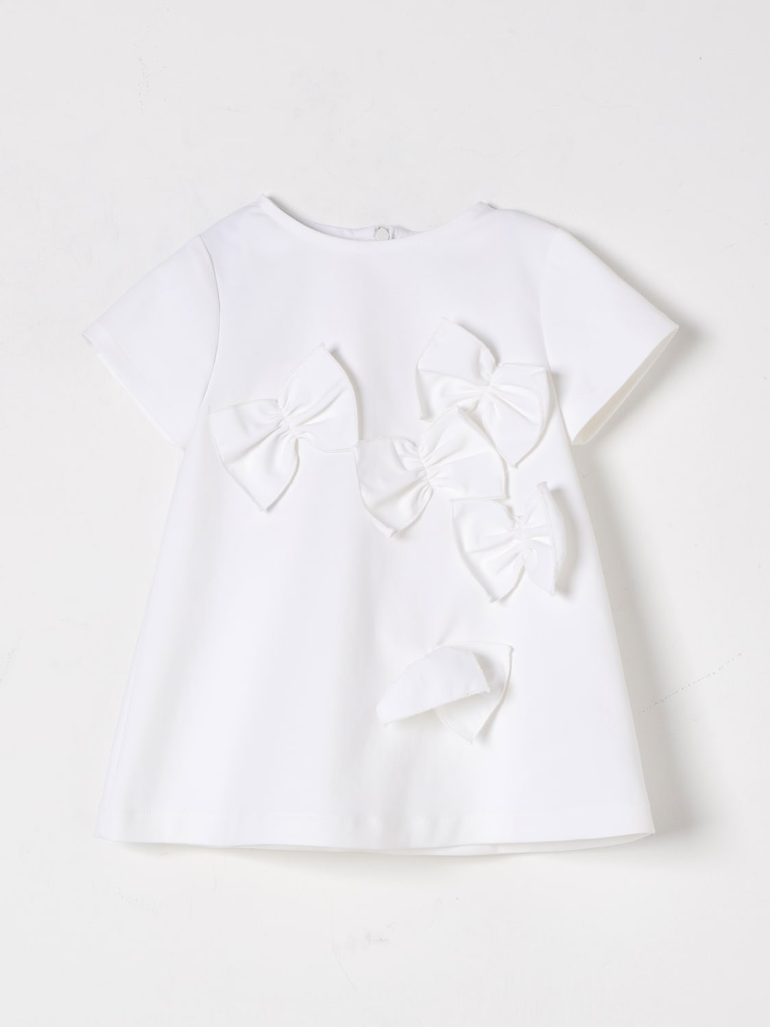 SIMONETTA ROMPER: Romper kids Simonetta, White - Img 1