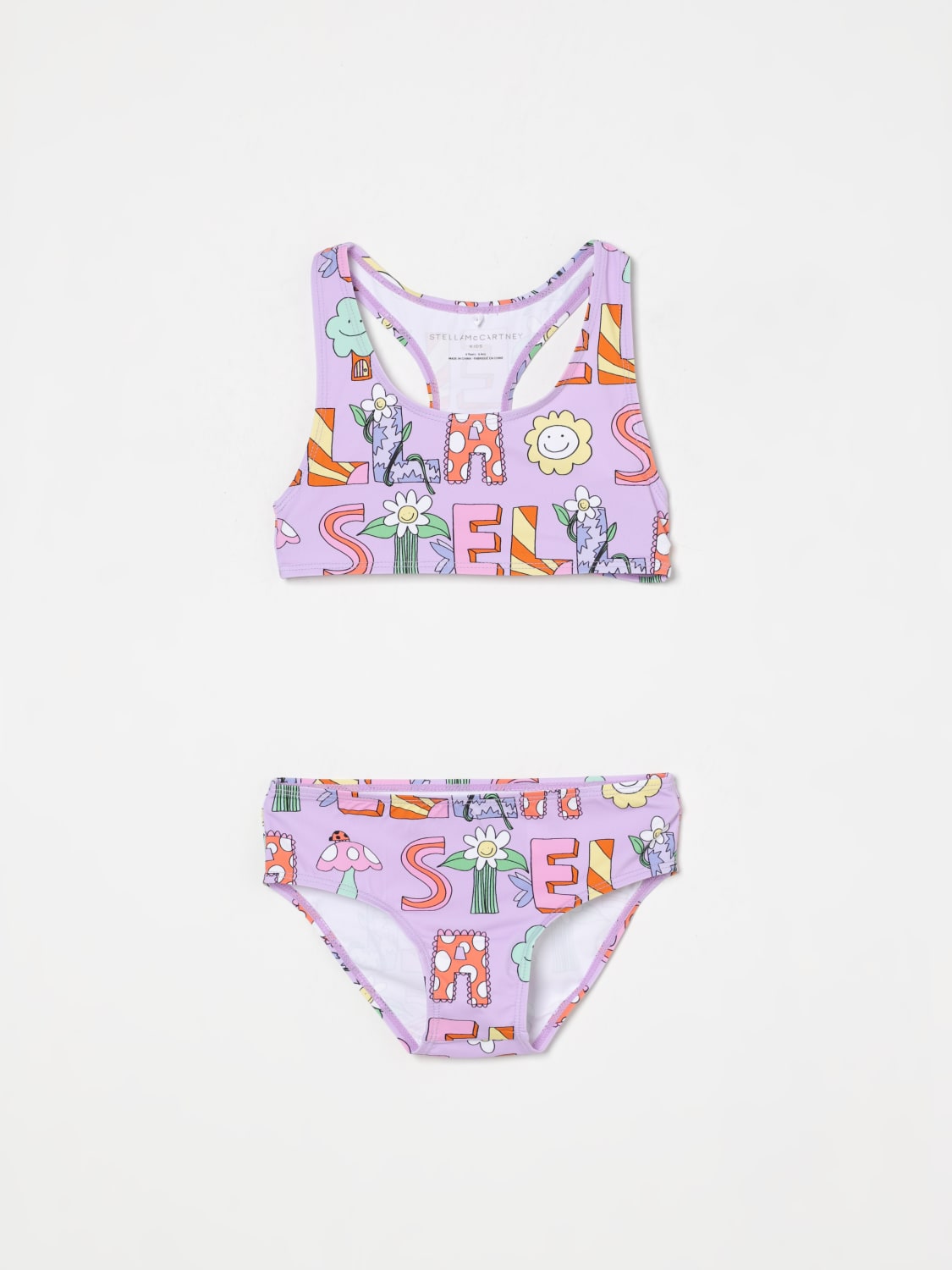 STELLA MCCARTNEY KIDS BAÑADOR: Bañador niños Stella McCartney Kids, Violeta - Img 1