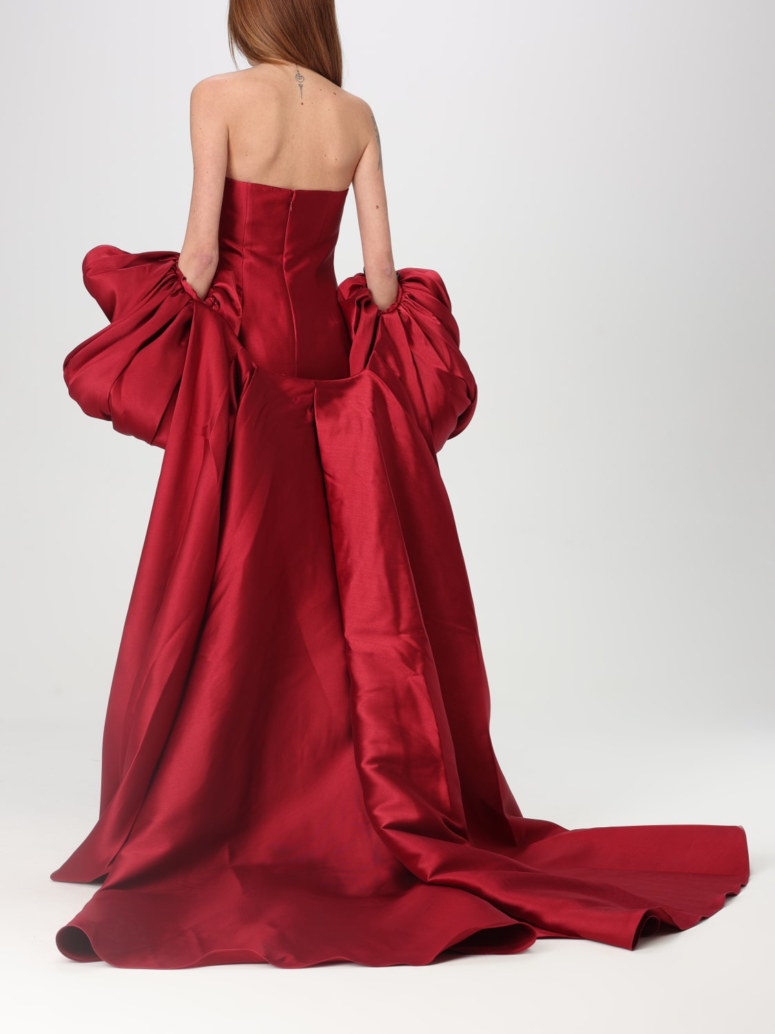 SOLACE LONDON ドレス: ドレス レディース Solace London, バーガンディー - Img 2