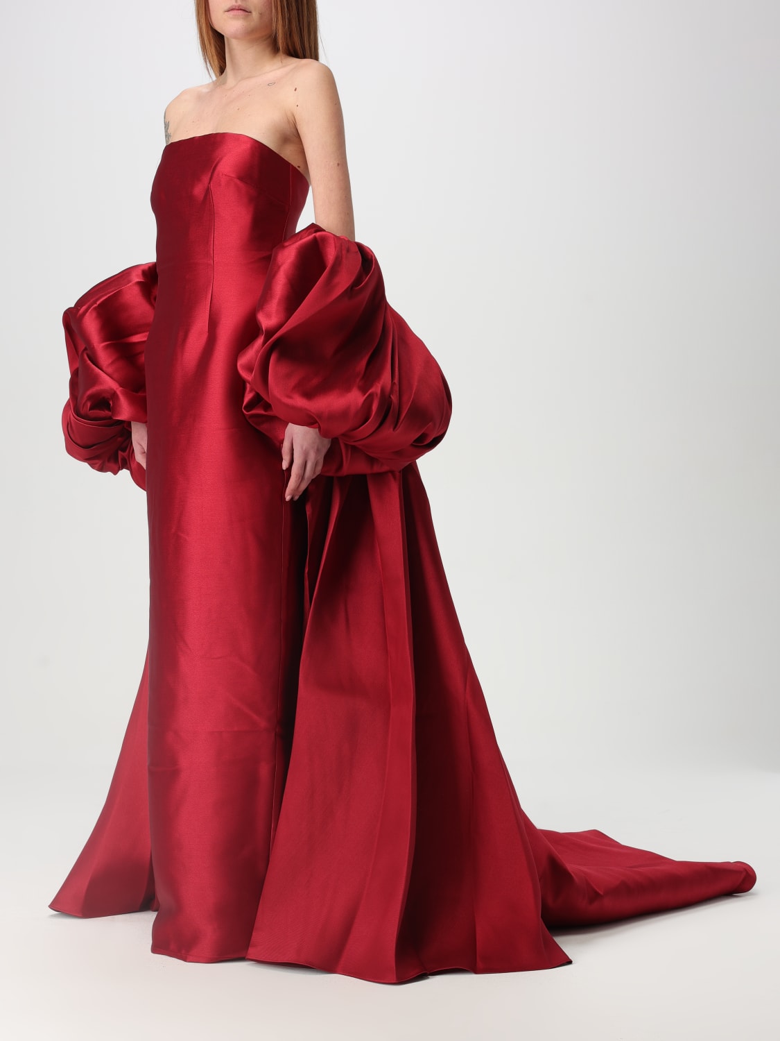 SOLACE LONDON ドレス: ドレス レディース Solace London, バーガンディー - Img 3