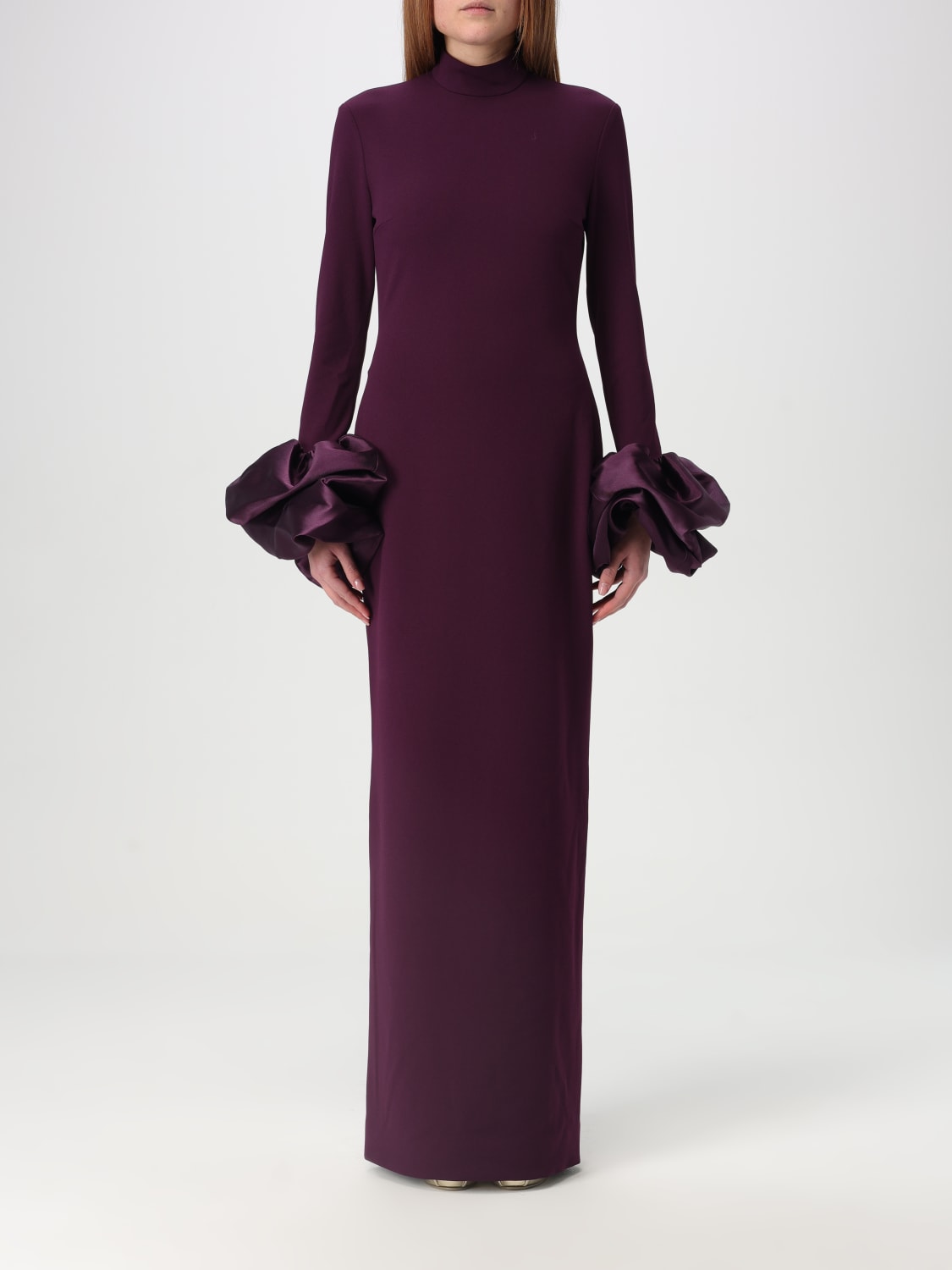 ワンピース SOLACE LONDON Woman Dress Plum OS38035 PLUM The Lillia Maxi Dress in Plum – Solace London