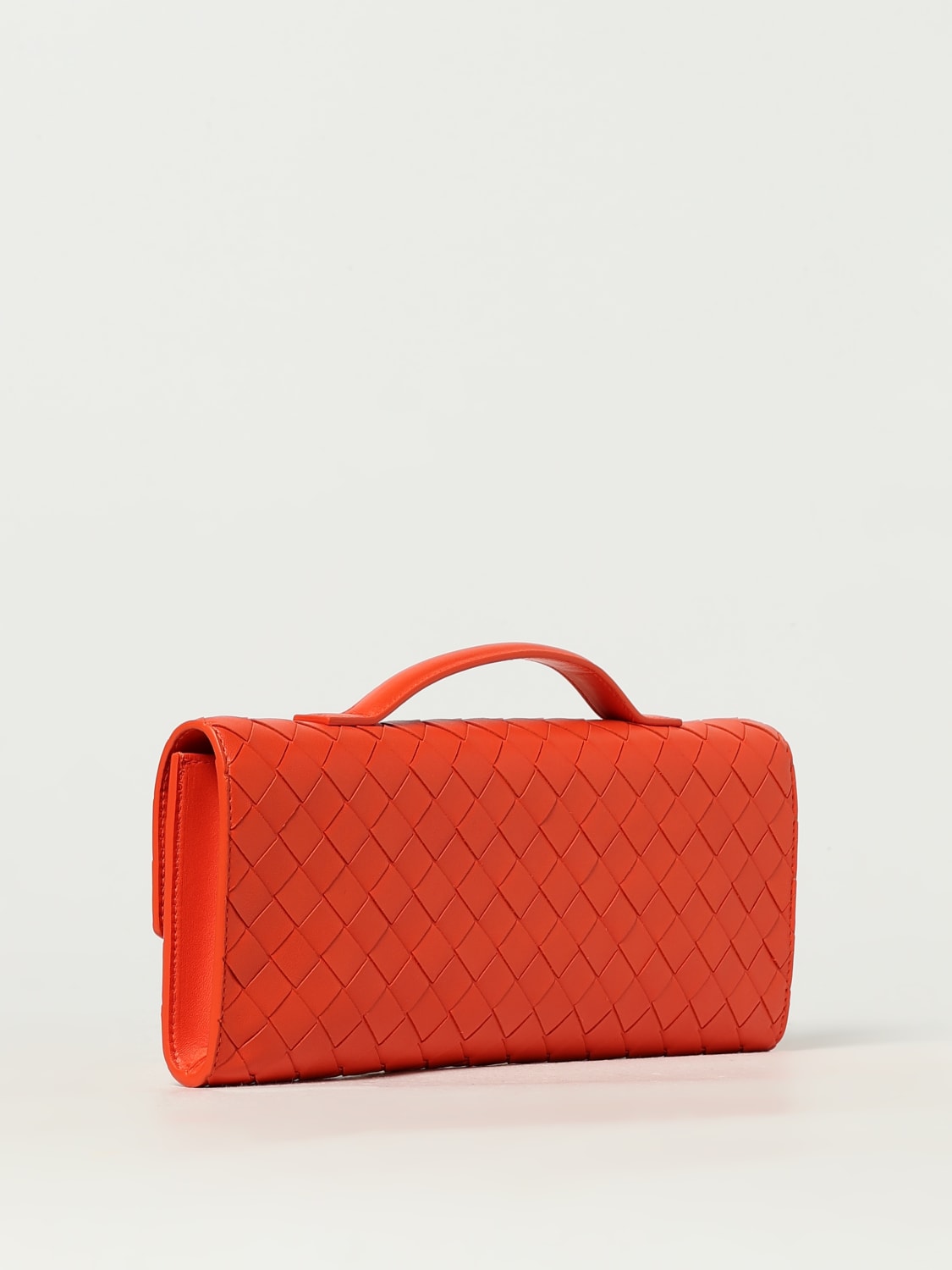 BOTTEGA VENETA CLUTCH: Shoulder bag woman Bottega Veneta, Coral - Img 3