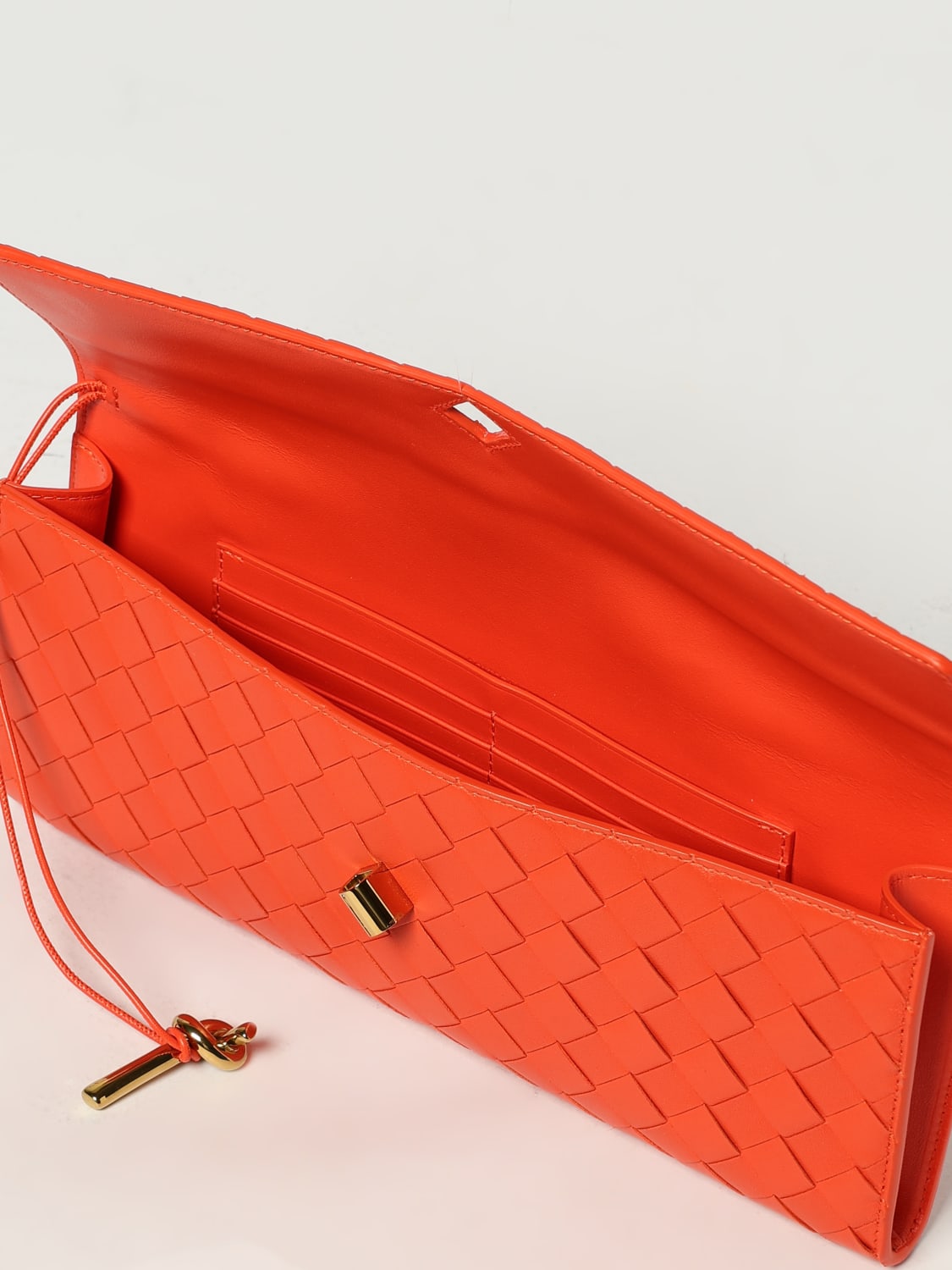 BOTTEGA VENETA CLUTCH: Shoulder bag woman Bottega Veneta, Coral - Img 5