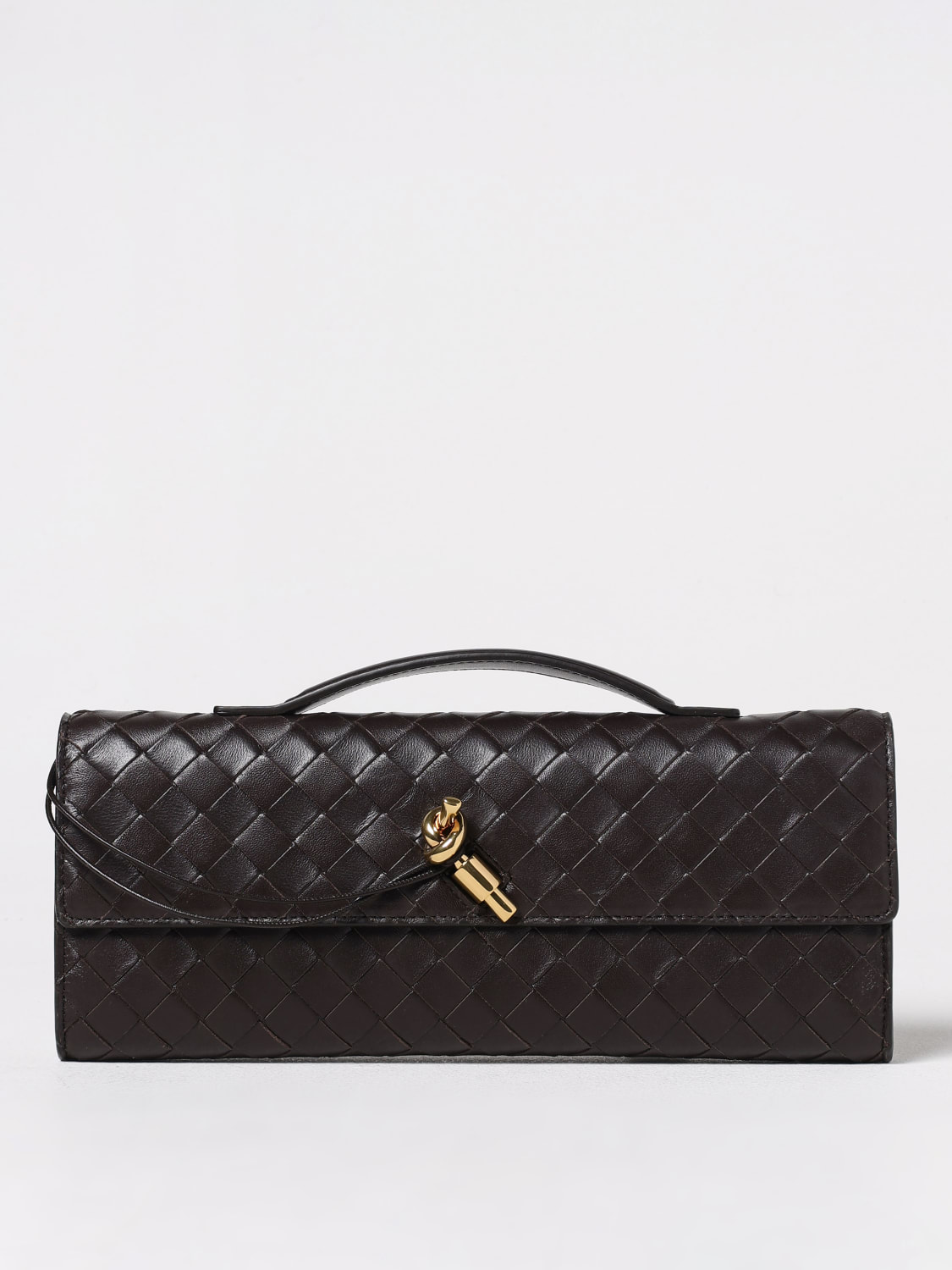 BOTTEGA VENETA POCHETTE: Sac porté épaule femme Bottega Veneta, Marron - Img 1