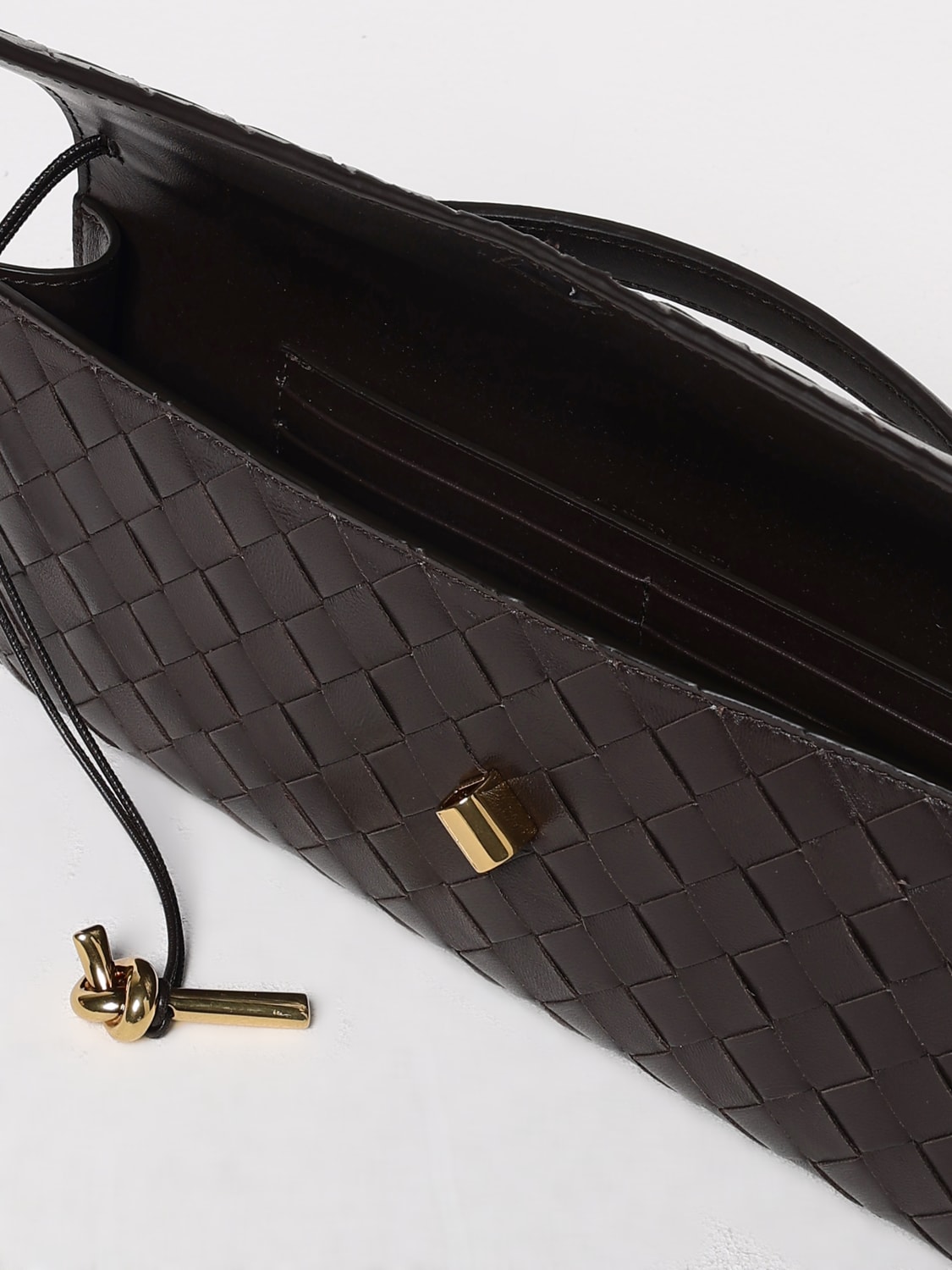 BOTTEGA VENETA POCHETTE: Sac porté épaule femme Bottega Veneta, Marron - Img 5