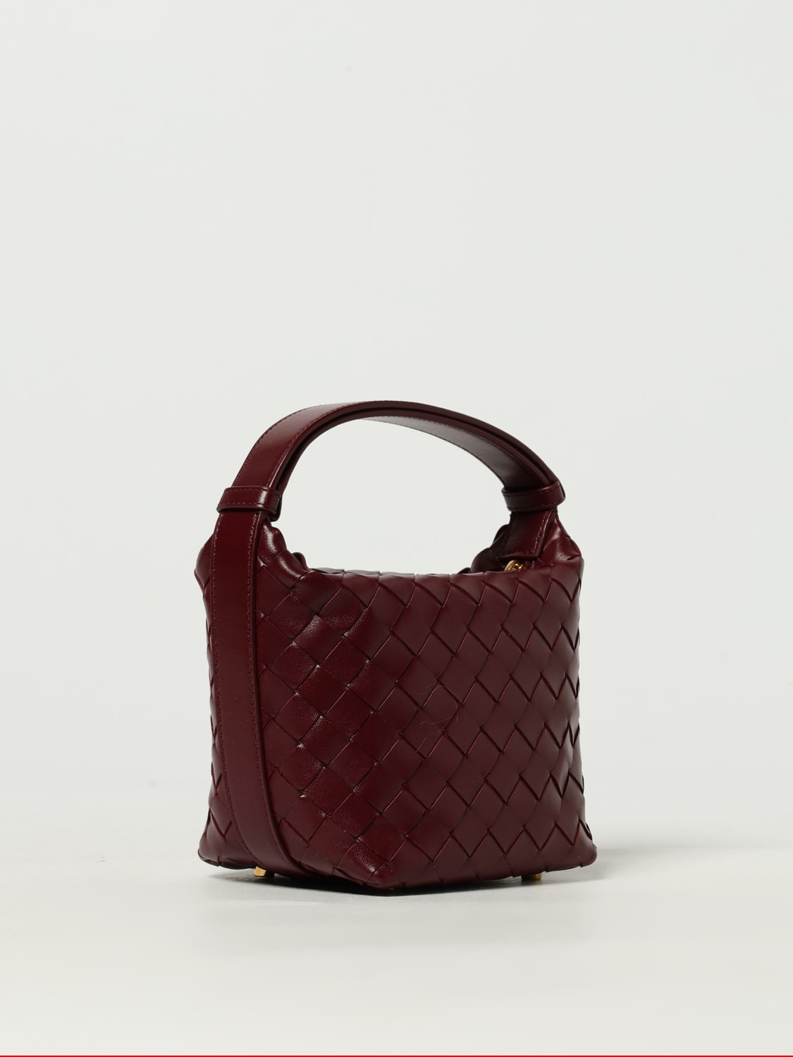 BOTTEGA VENETA: Shoulder bag woman - Burgundy | Bottega