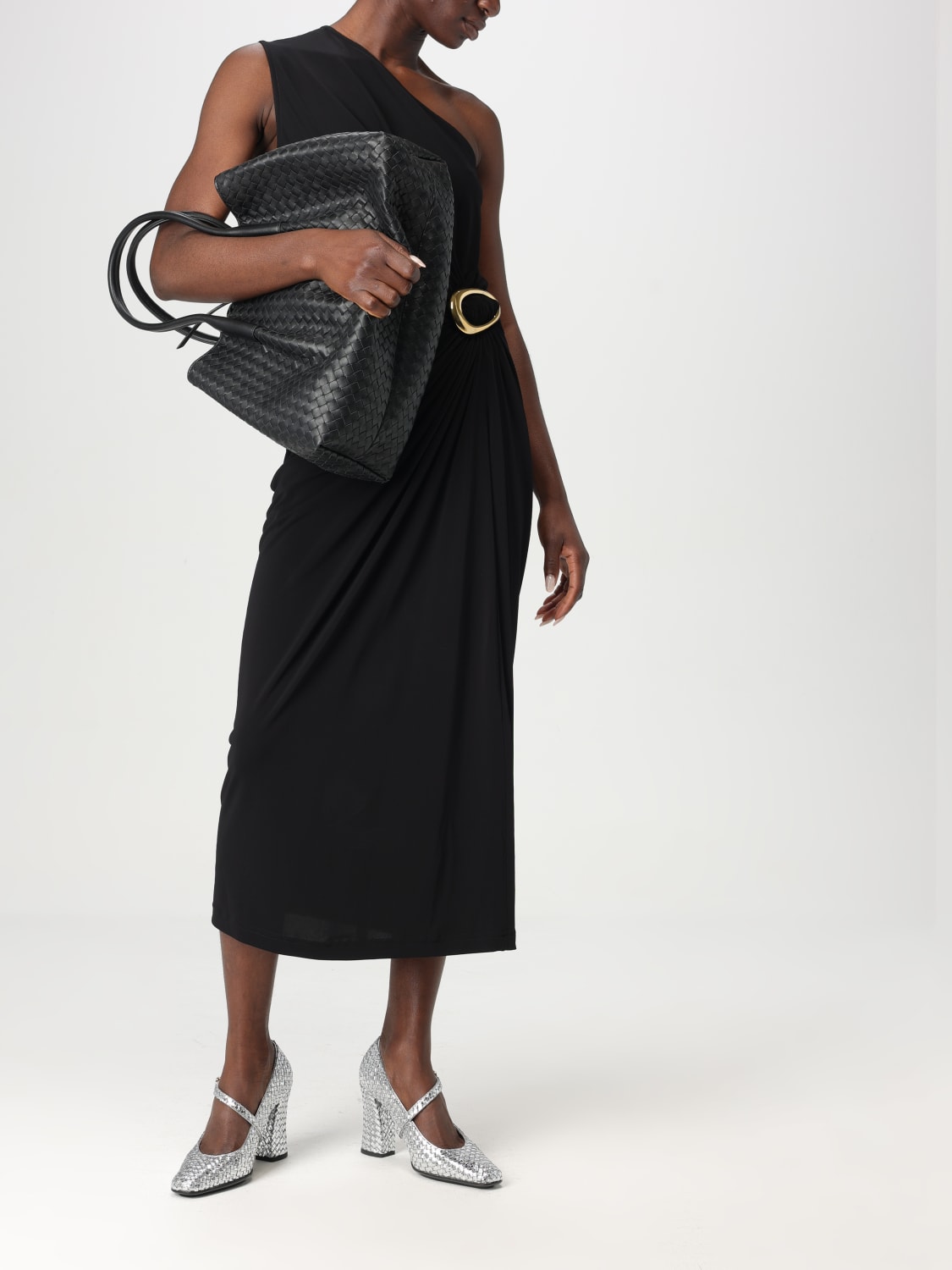 ハンドバッグ BOTTEGA VENETA Woman Handbag Dark 817191 V08Z0 2190 Knot Lock bag | Bottega Veneta | OTTODISANPIETRO