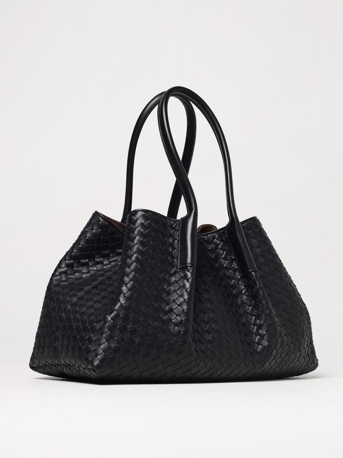 BOTTEGA VENETA SAC CABAS: Sac porté épaule femme Bottega Veneta, Noir - Img 3