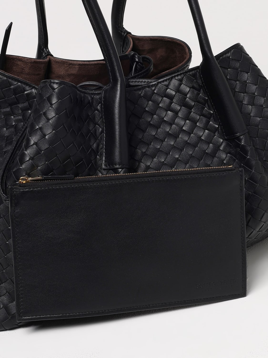 BOTTEGA VENETA SAC CABAS: Sac porté épaule femme Bottega Veneta, Noir - Img 4