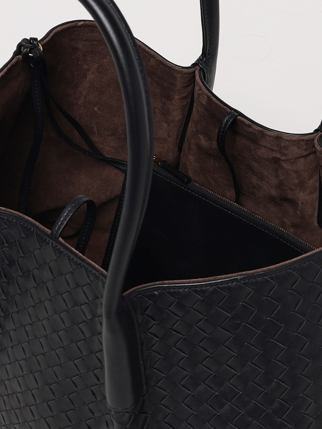BOTTEGA VENETA SAC CABAS: Sac porté épaule femme Bottega Veneta, Noir - Img 5