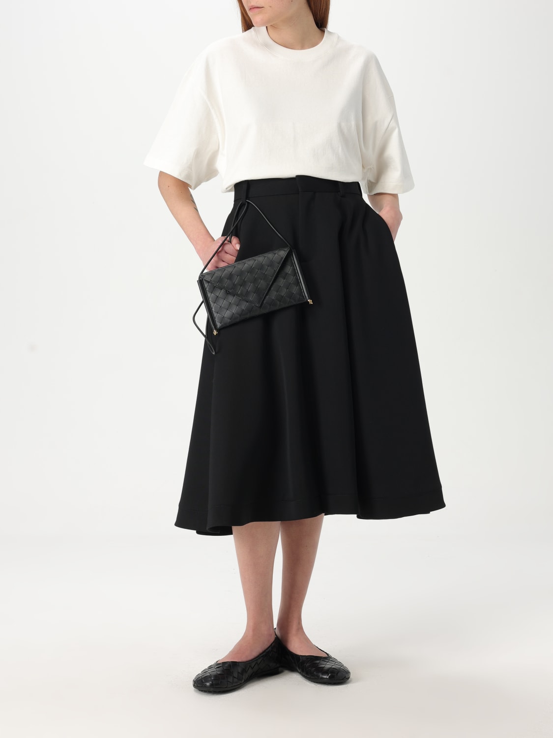 BOTTEGA VENETA MINI BAG: Shoulder bag woman Bottega Veneta, Black - Img 2