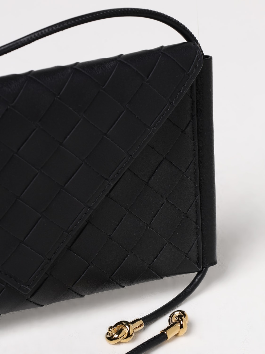 BOTTEGA VENETA MINI BAG: Shoulder bag woman Bottega Veneta, Black - Img 4