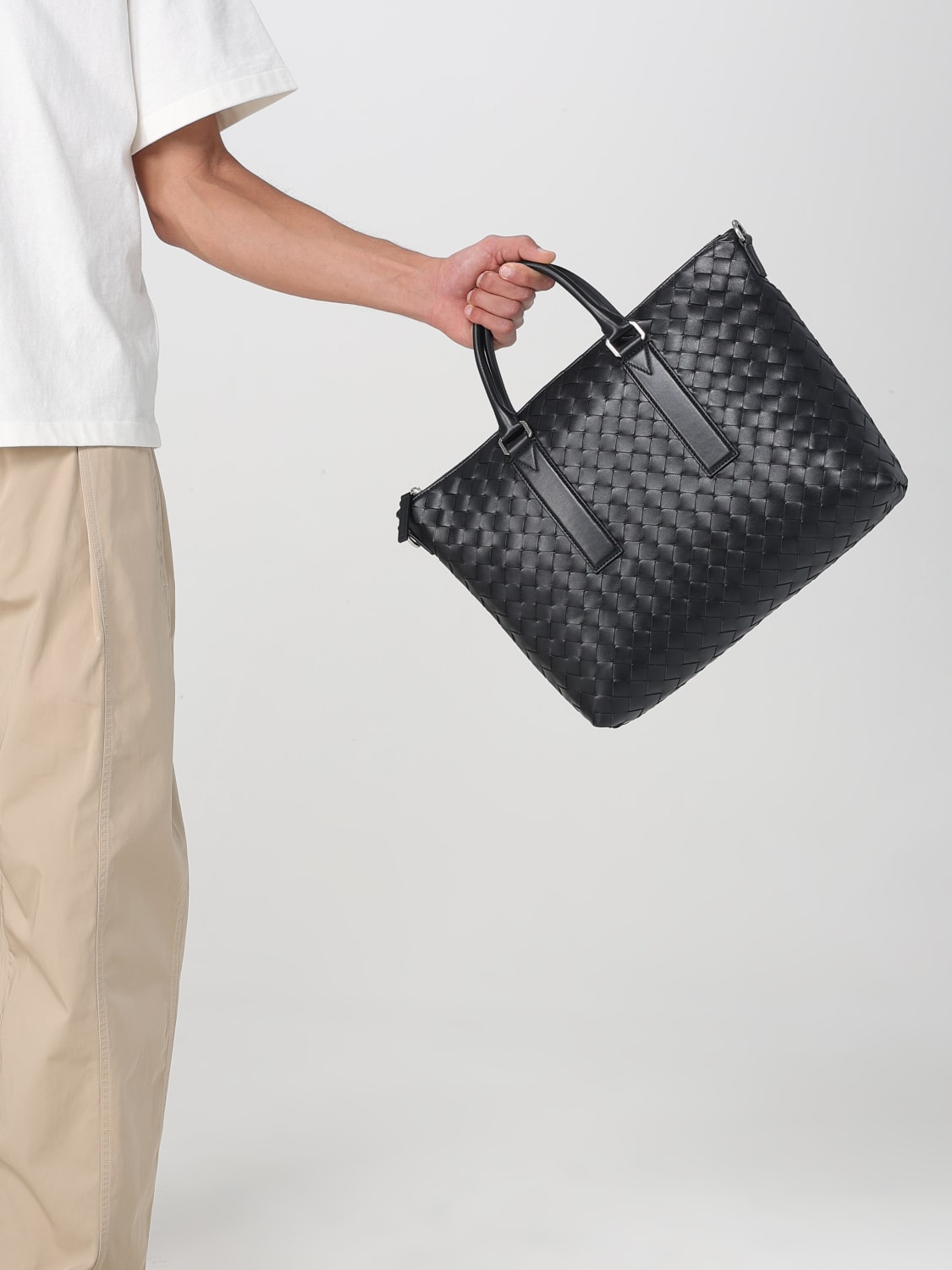 BOTTEGA VENETA BAG: Bags men Bottega Veneta, Black - Img 2