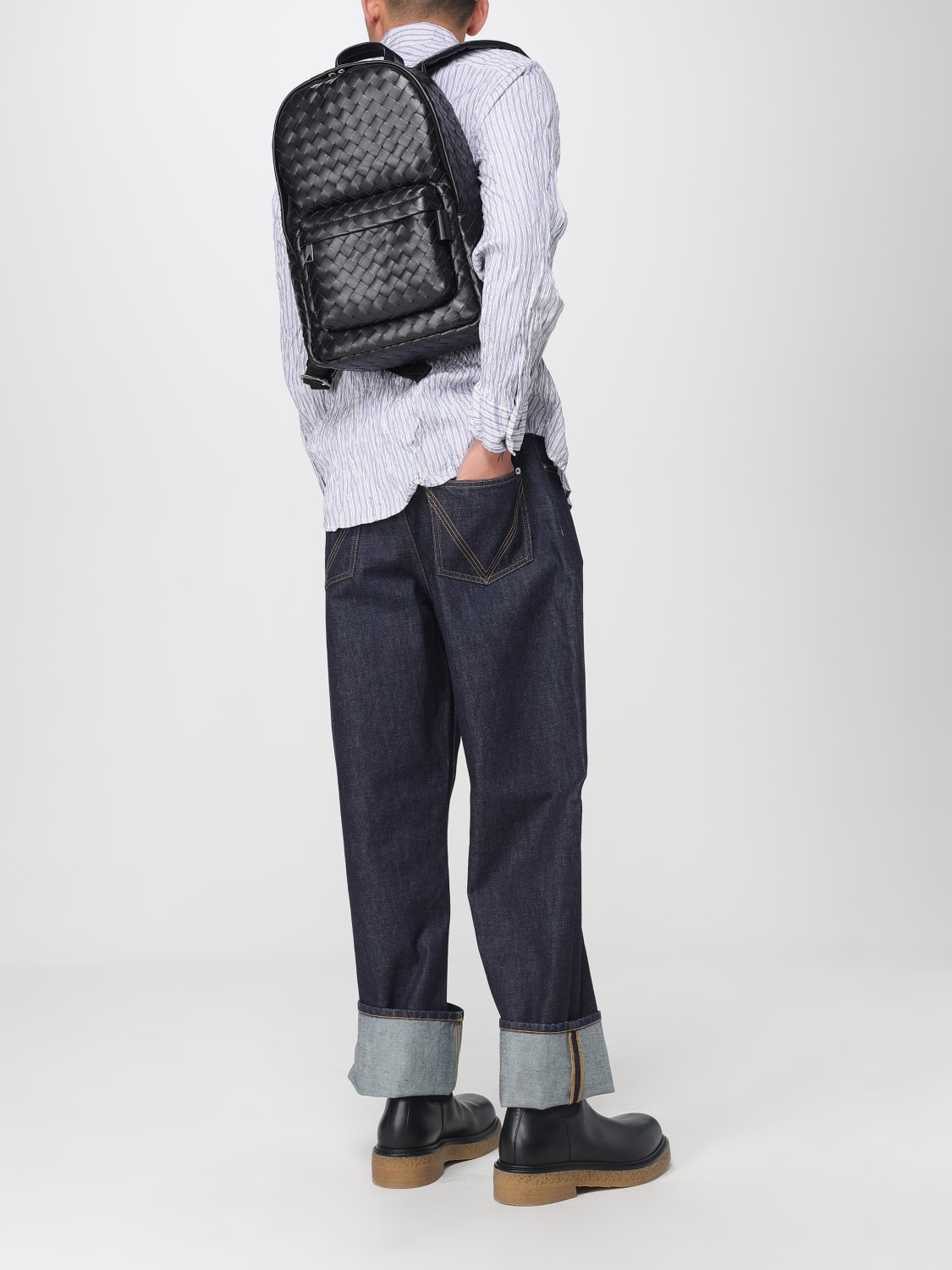 BOTTEGA VENETA BACKPACK: Bags men Bottega Veneta, Black - Img 2