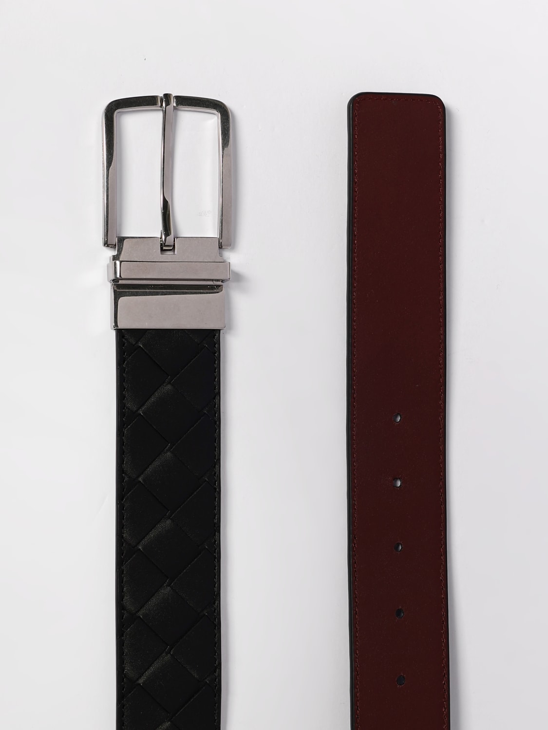BOTTEGA VENETA: Belt men - Black | Bottega Veneta belt