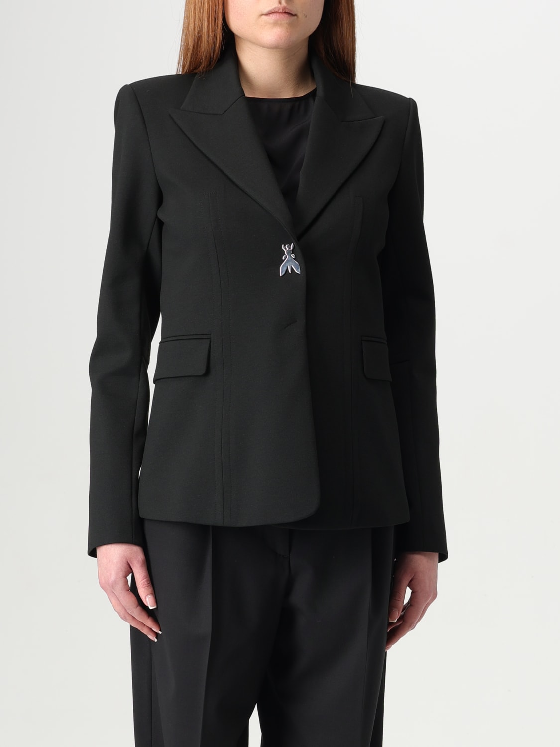 PATRIZIA PEPE JACKET: Blazer woman Patrizia Pepe, Black - Img 1