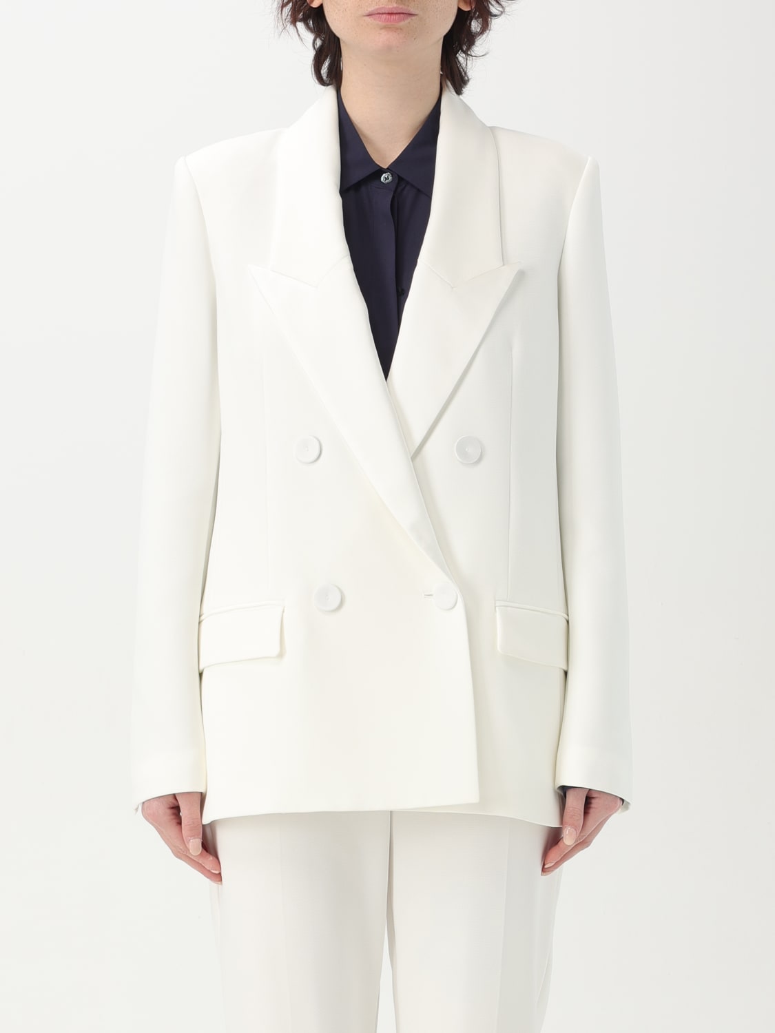 PATRIZIA PEPE BLAZER: Blazer woman Patrizia Pepe, White - Img 1