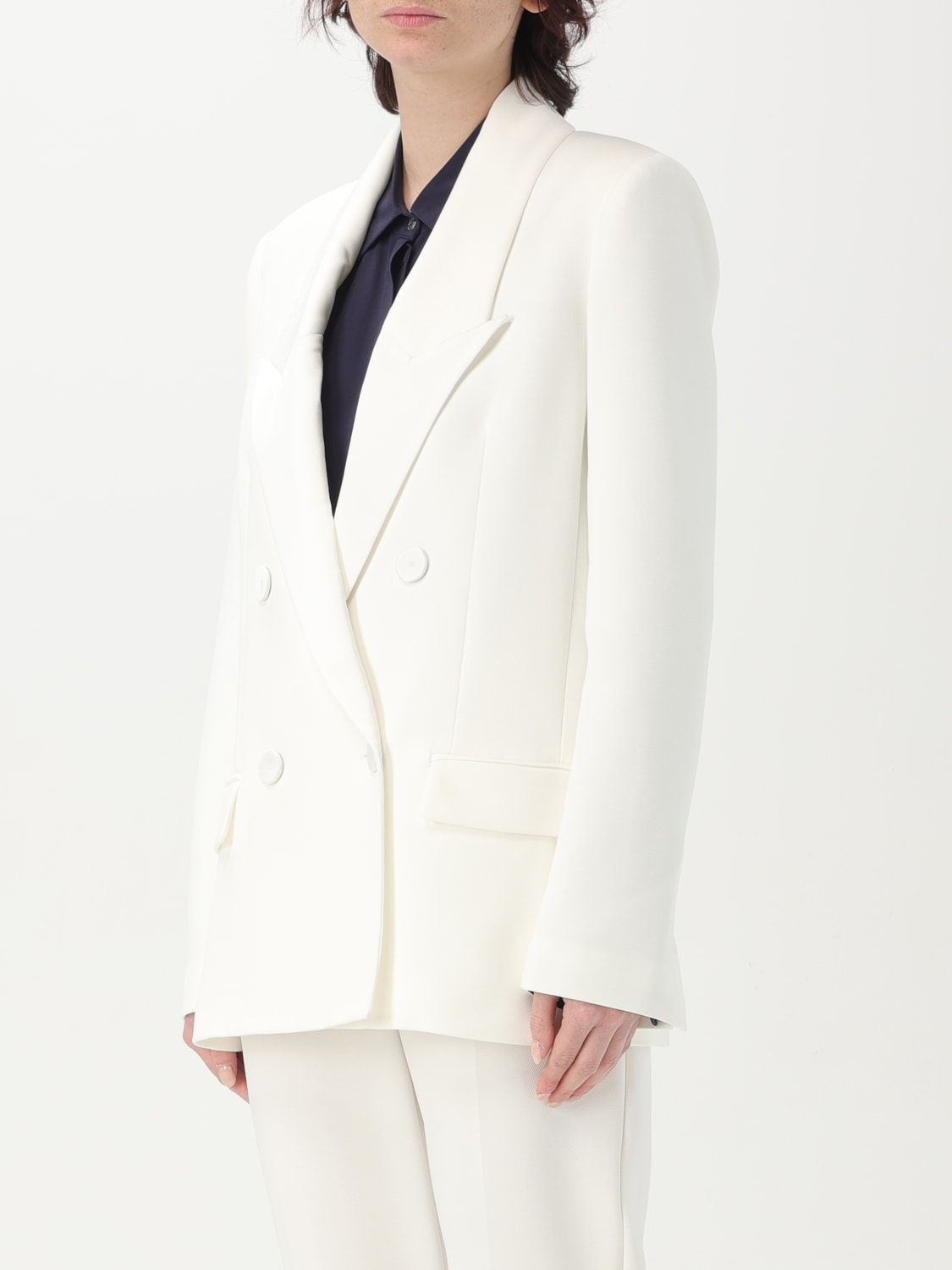 PATRIZIA PEPE BLAZER: Blazer woman Patrizia Pepe, White - Img 4