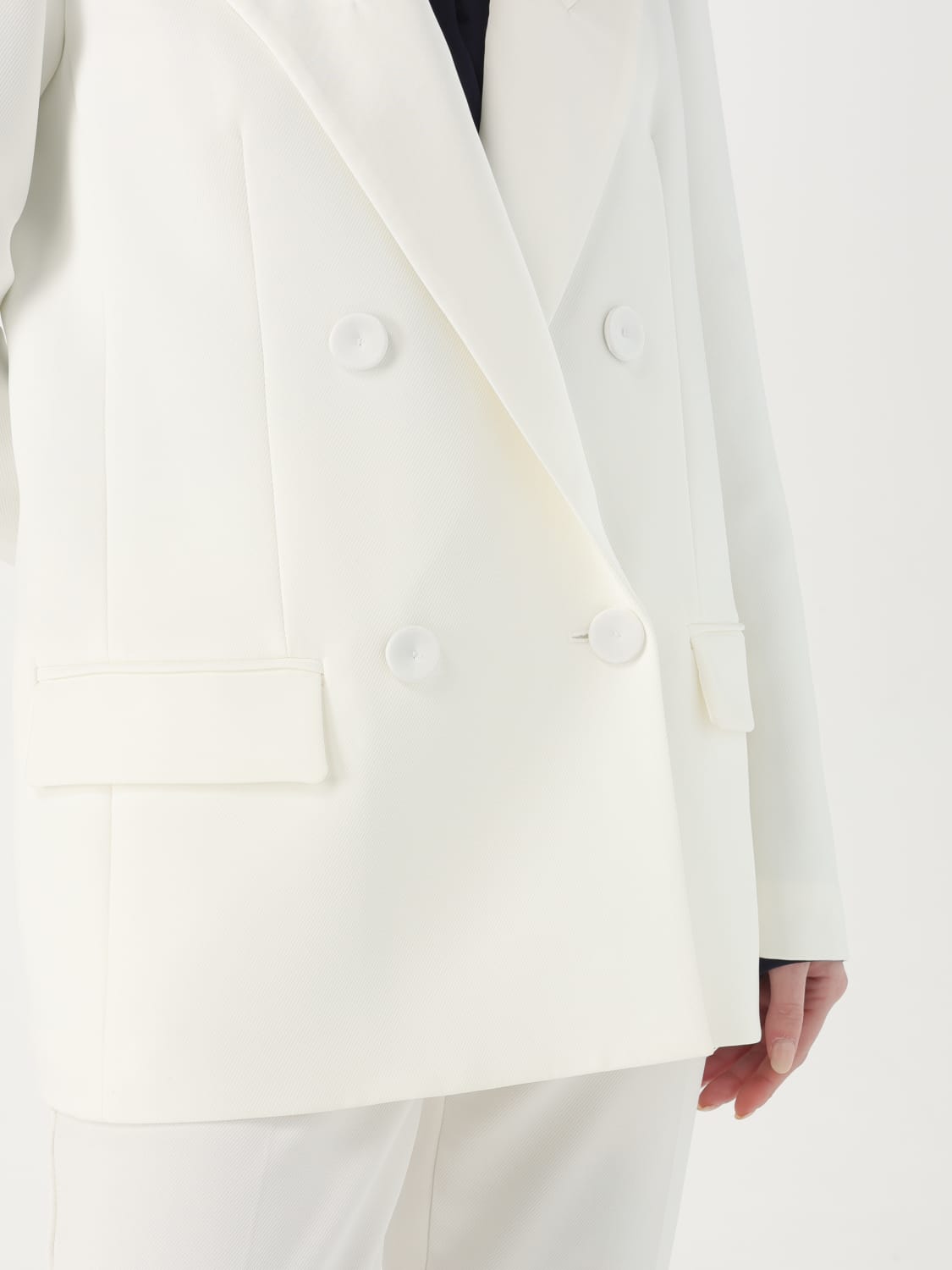 PATRIZIA PEPE BLAZER: Blazer woman Patrizia Pepe, White - Img 5