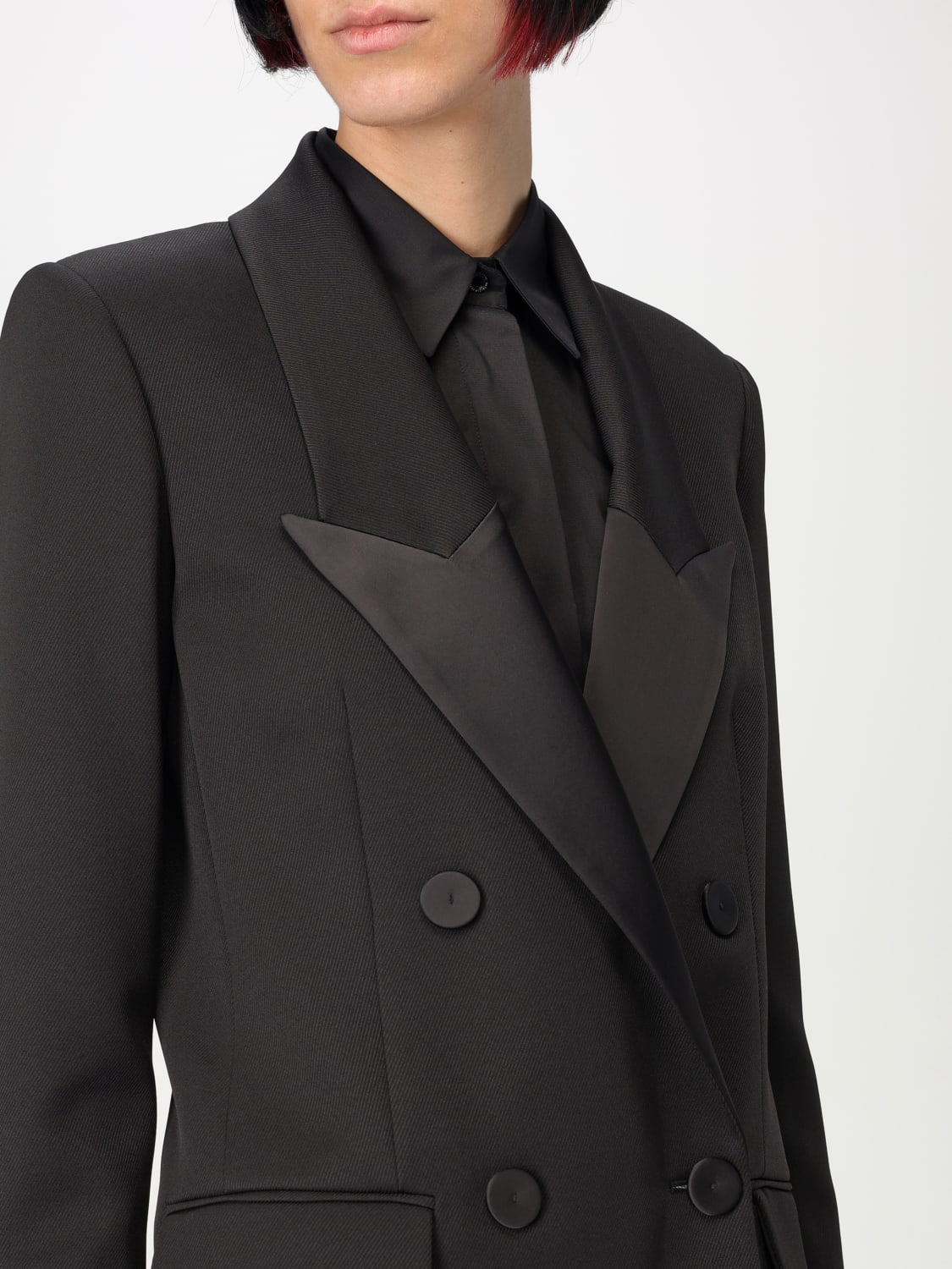 PATRIZIA PEPE AMERICANA: Americana mujer Patrizia Pepe, Negro - Img 5