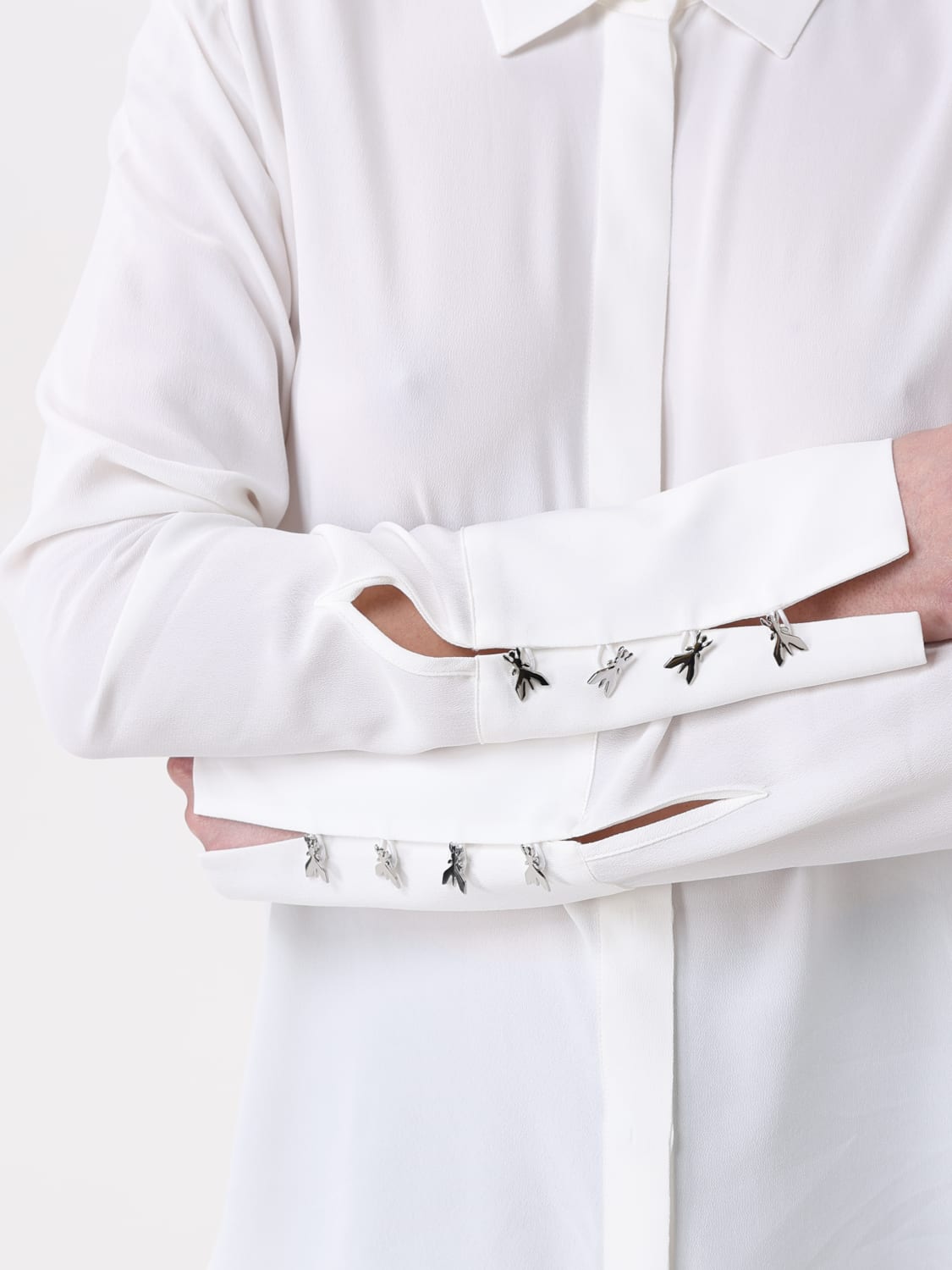 PATRIZIA PEPE CAMICIA: Camicia Patrizia Pepe in viscosa , Bianco - Img 3