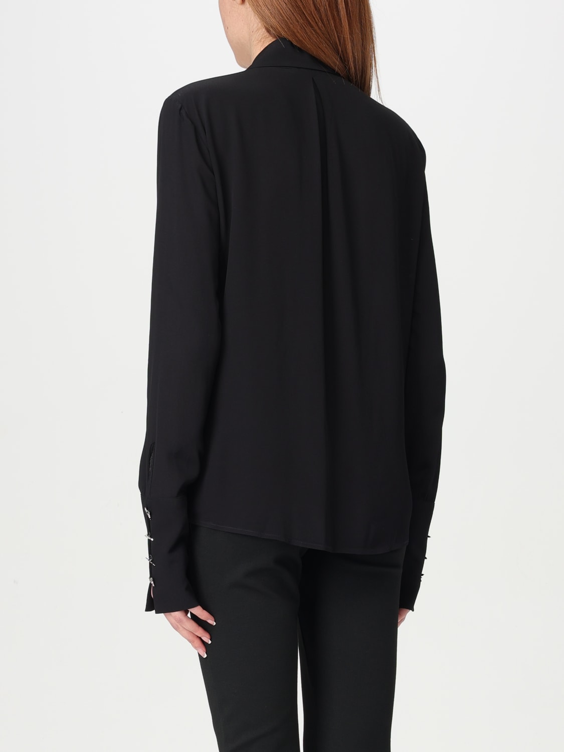 PATRIZIA PEPE CAMICIA: Camicia Patrizia Pepe in viscosa , Nero - Img 2