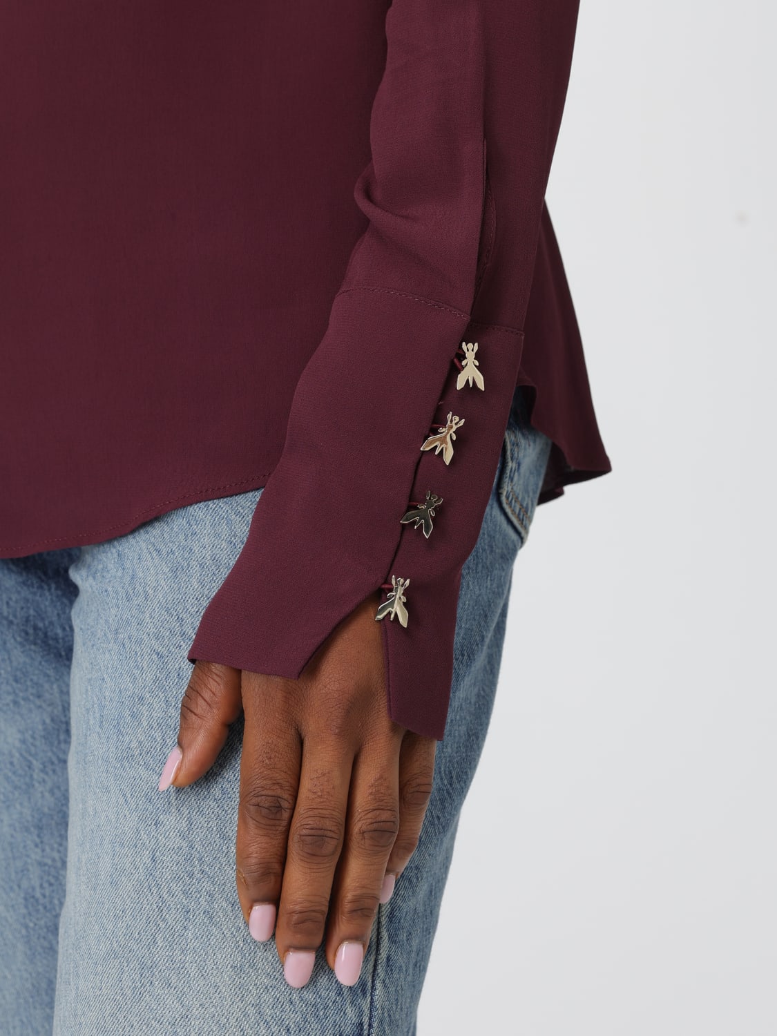 PATRIZIA PEPE CHEMISE: Chemise femme Patrizia Pepe, Violet - Img 3