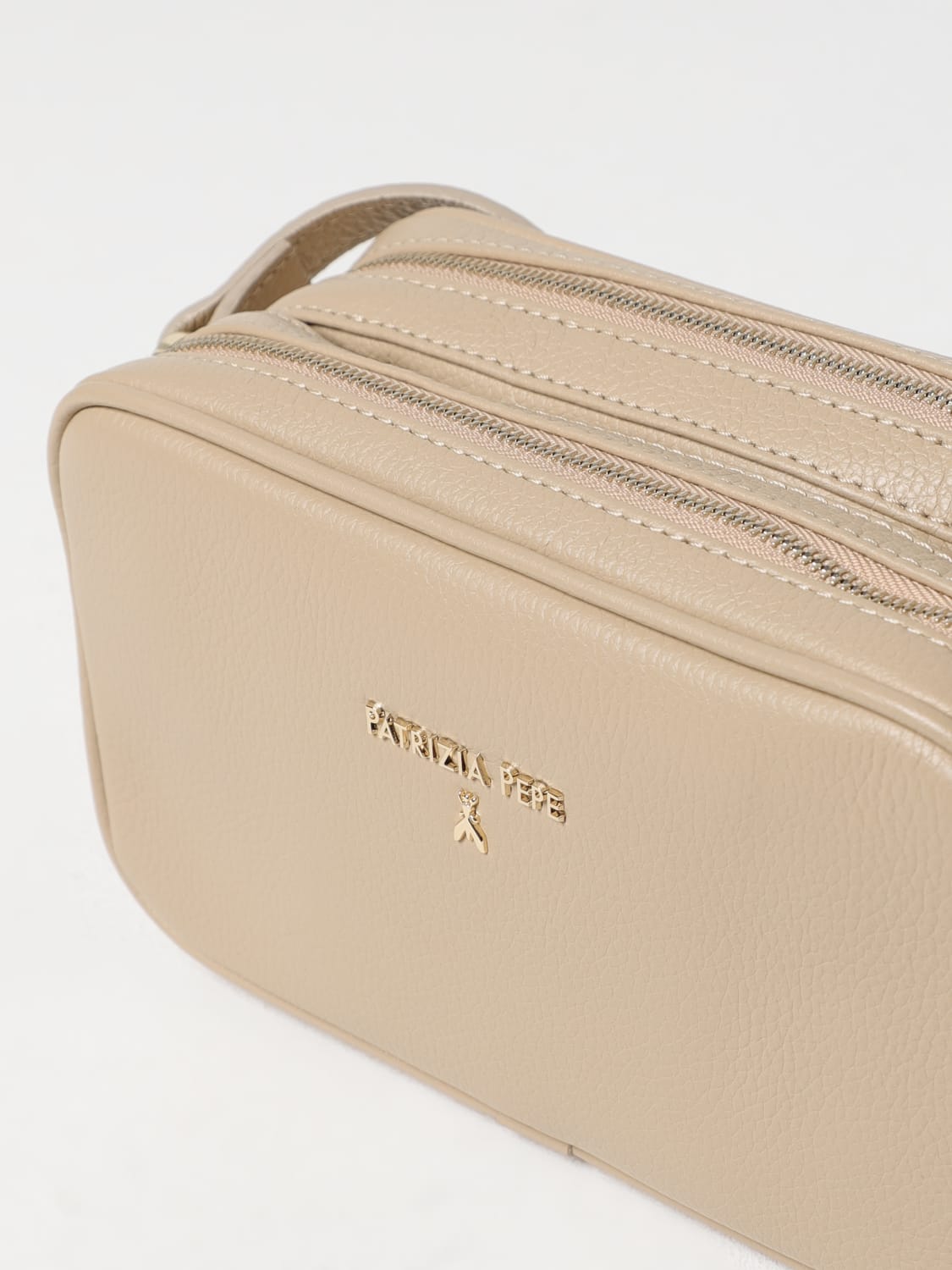 PATRIZIA PEPE MINI SAC: Sac porté épaule femme Patrizia Pepe, Beige - Img 3