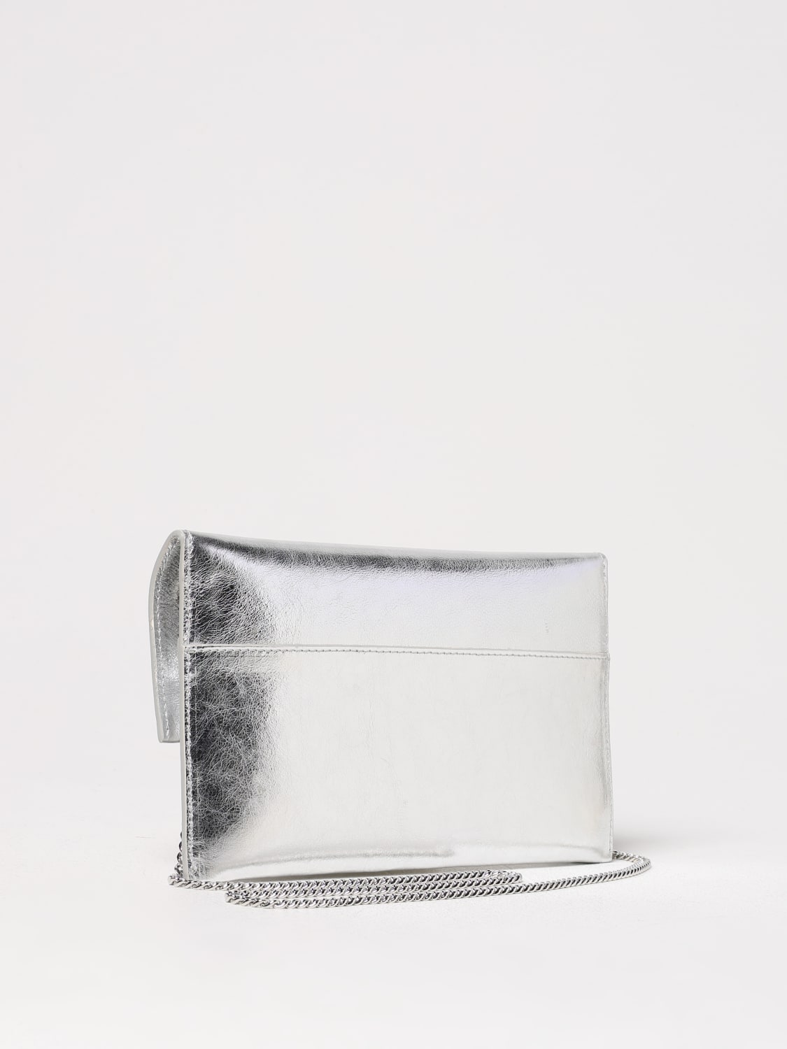 PATRIZIA PEPE CLUTCH: Schultertasche damen Patrizia Pepe, Silber - Img 2