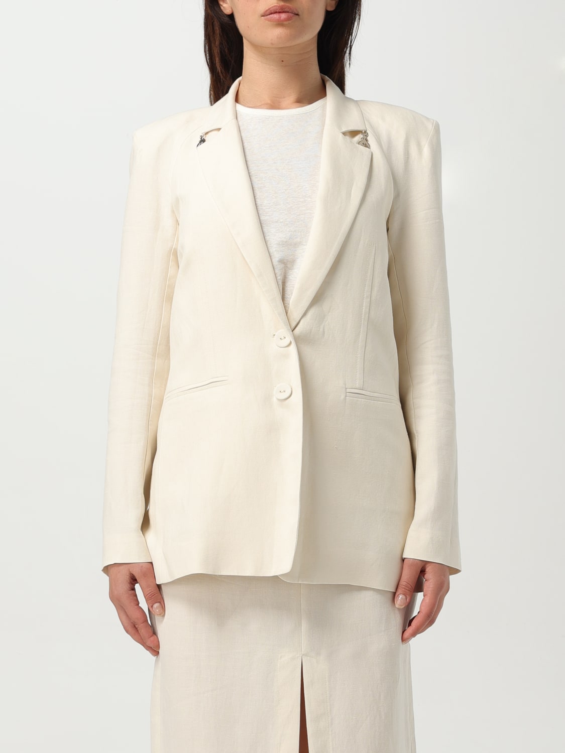 PATRIZIA PEPE JACKE: Blazer damen Patrizia Pepe, Natural - Img 1