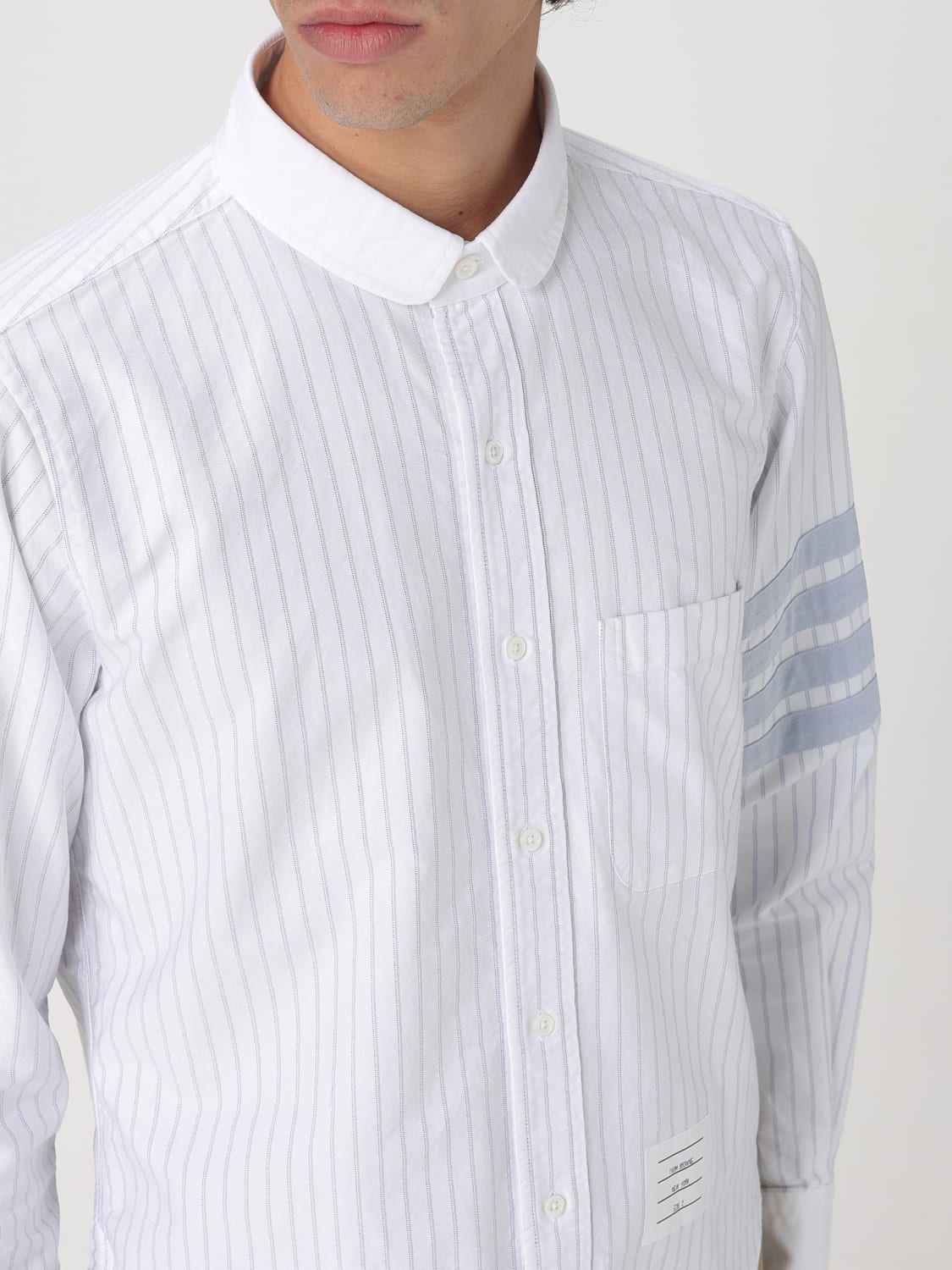 THOM BROWNE SHIRT: Shirt men Thom Browne, Sky Blue - Img 5