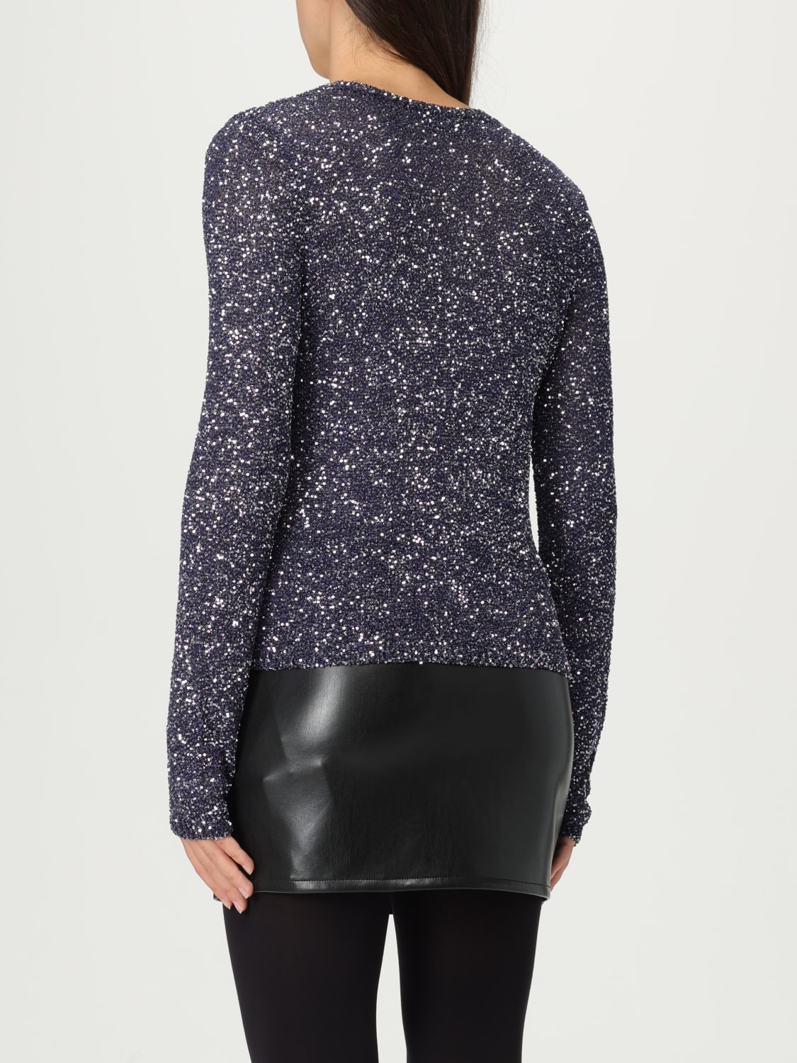 BALENCIAGA SWEATER: Sweater woman Balenciaga, Navy - Img 3